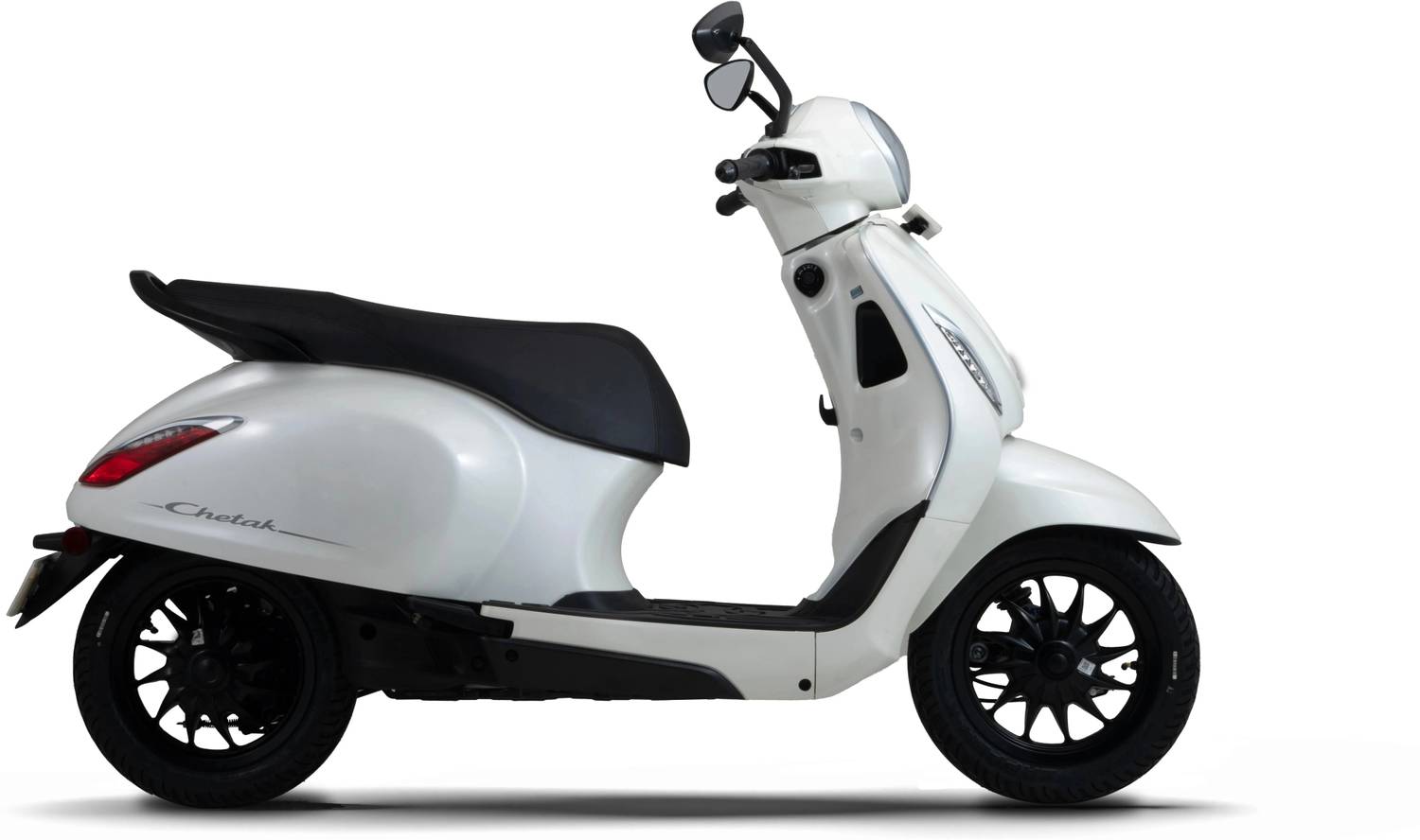 Chetak C3503 Electric Scooter by Bajaj Auto Booking for Ex-Showroom Price (with Portable Charger, Classic White)