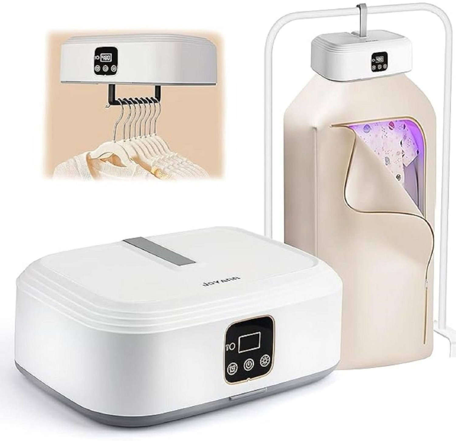 Image of SINVO Portable Electric Clothes Dryer Foldable Mini Drying Machine with Dry Bag Electric Cloth Dryer