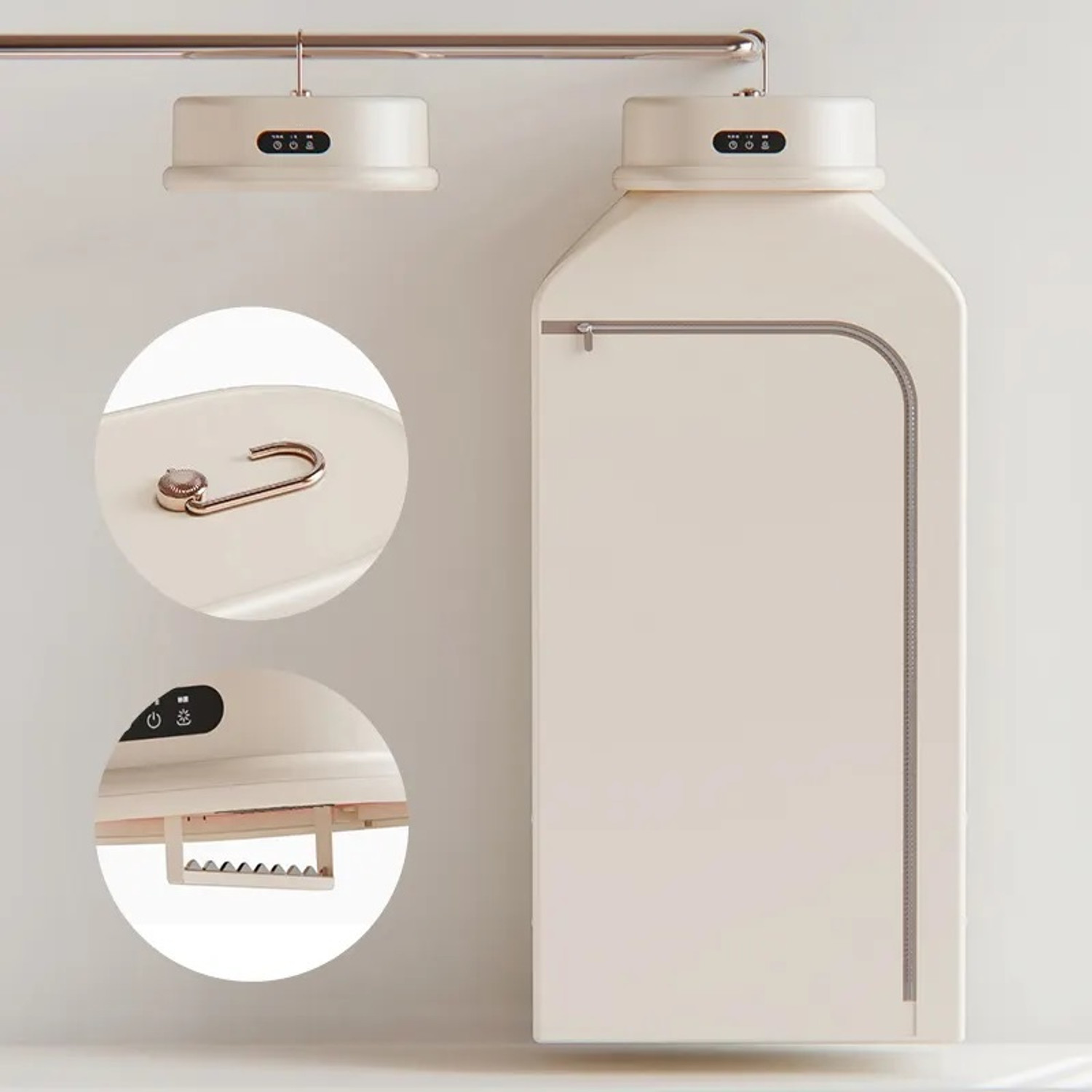 Image of Voltegic Quick and Easy to Use Small /Compact Dryer Machine Electric Cloth Dryer