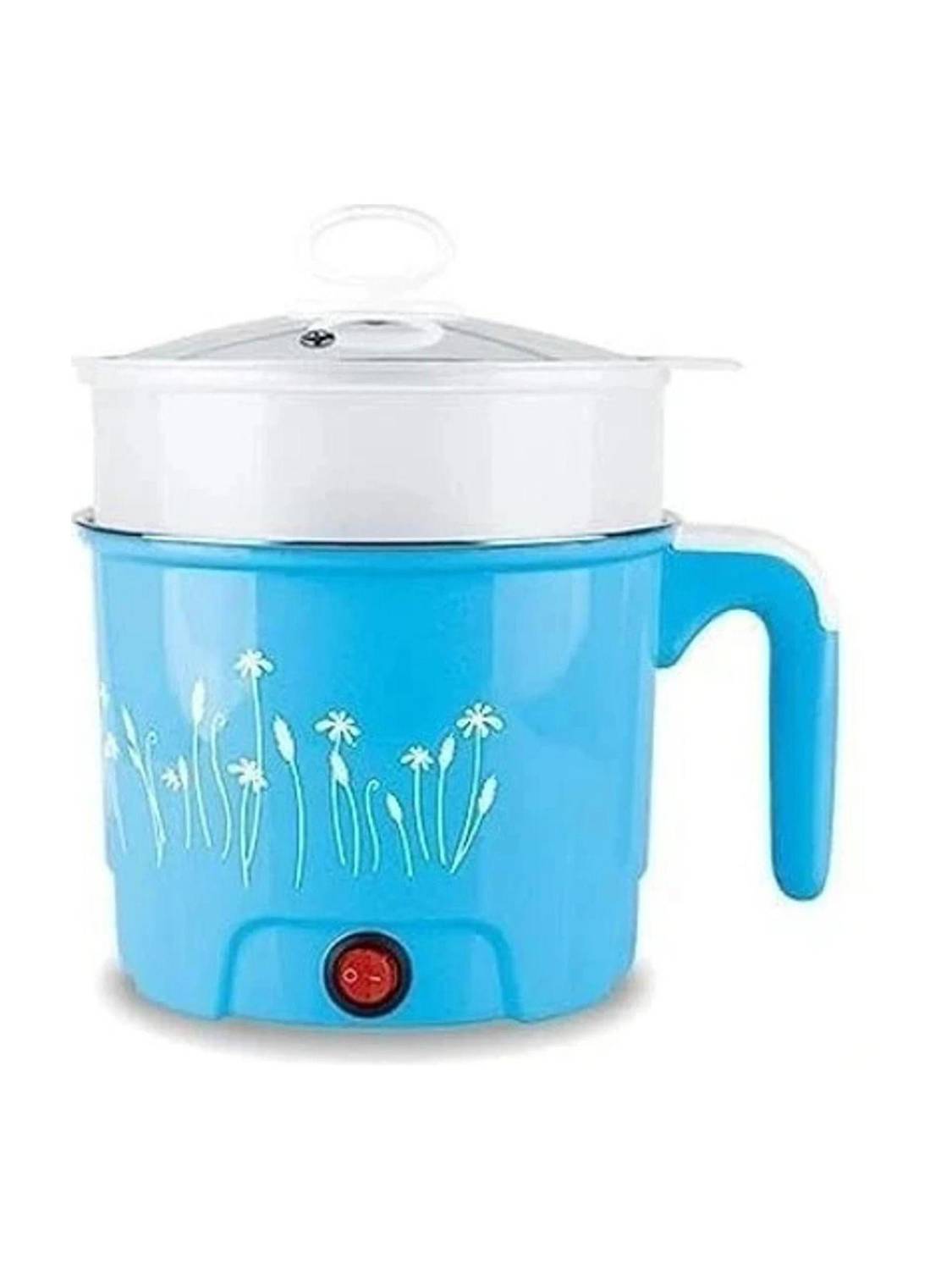 Anadaya Enterprise Multipurpose Electric Cooker with Glass Lid, Non-Stick Pan & Long Handle Electric Kettle