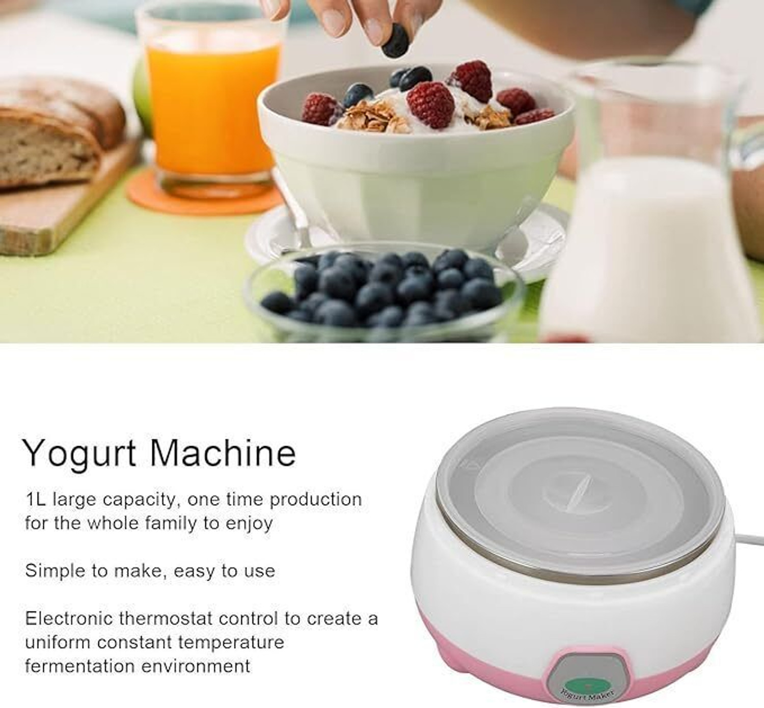 Image of Radhe Electric Multifunction Mini Electric Cooker Steamer8 Electric Rice Cooker