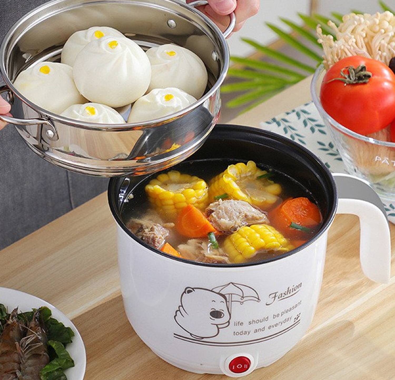 CREATION Multifunction Portable Electric Cooking Pot - Image 2
