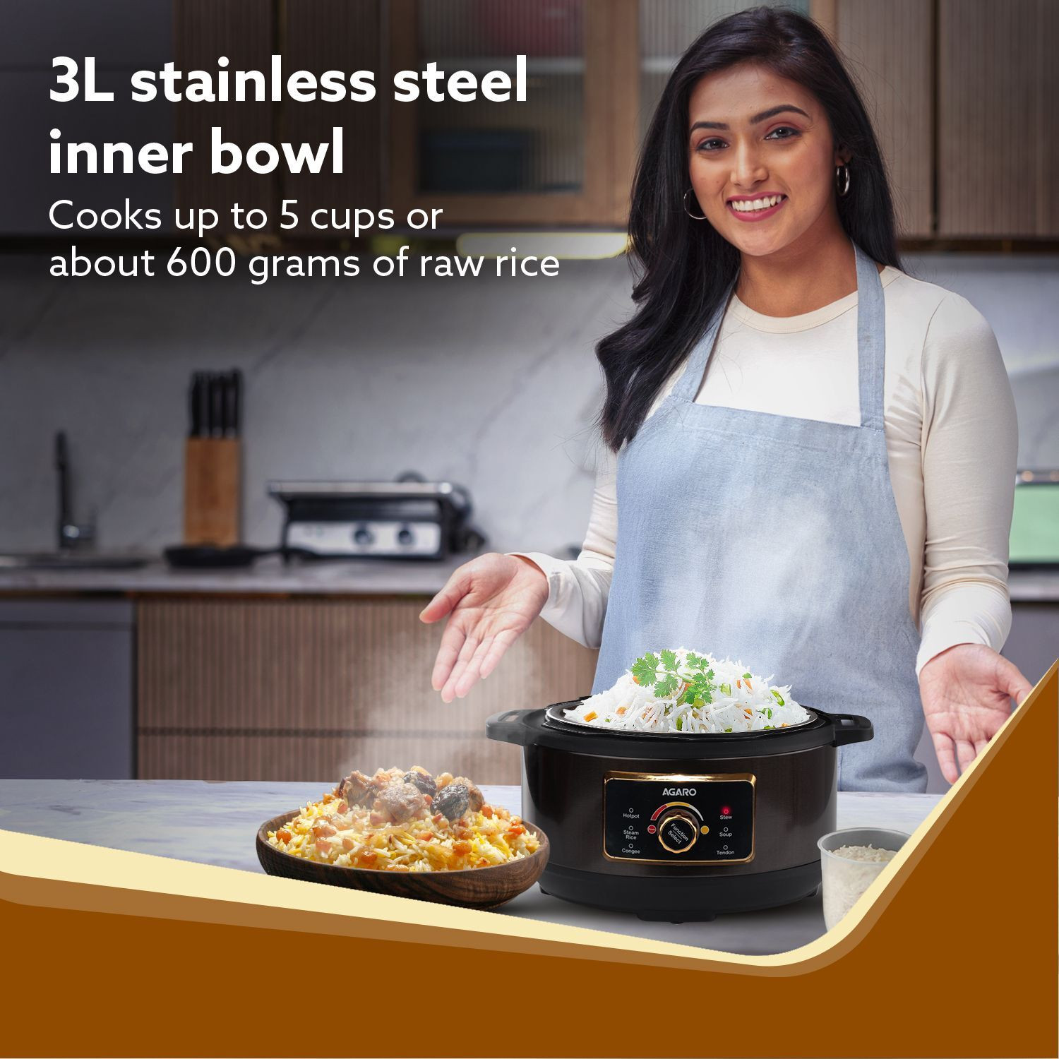 Image of AGARO Royal Electric Pressure Cooker