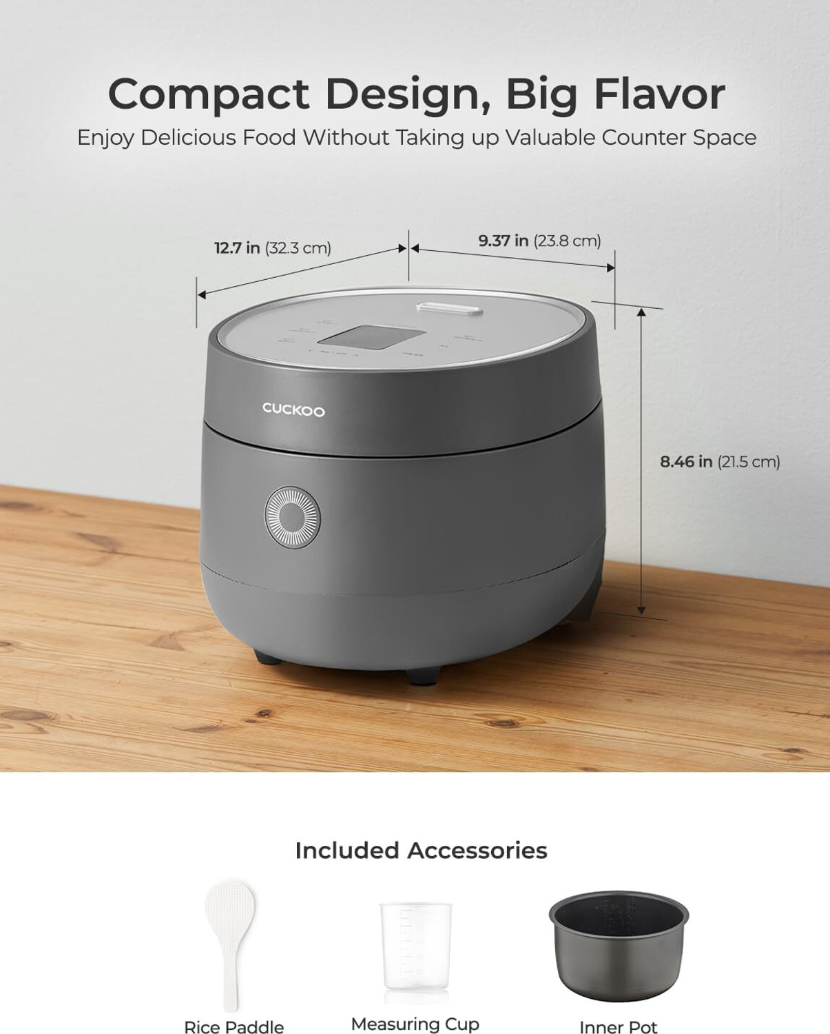 Image of CUCKOO CR-0675FG Multi-functional Micom Rice Cooker & Warmer Electric Rice Cooker with Steaming Feature