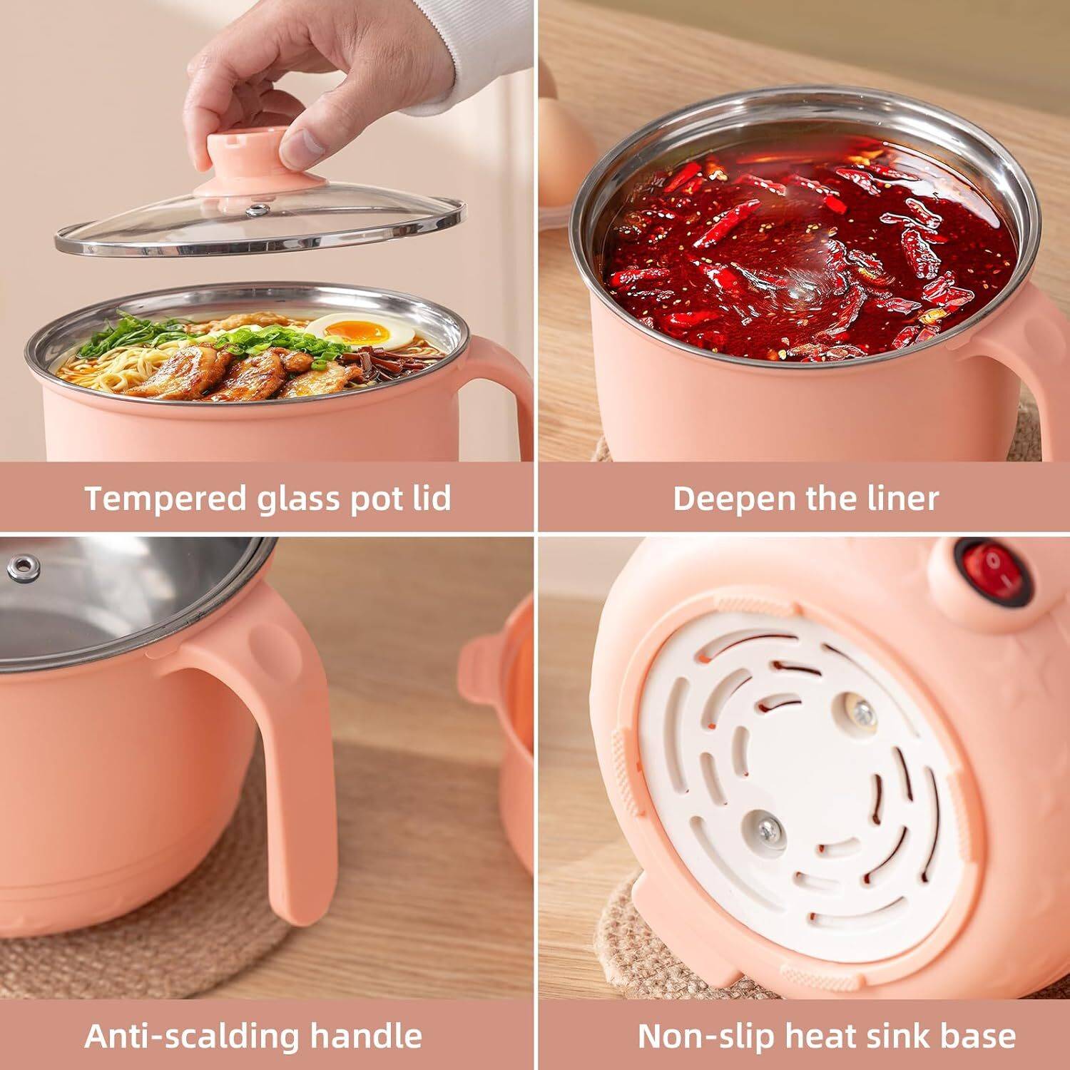 DEEP Multipurpose Electric Kettle 1.5L - Image 4