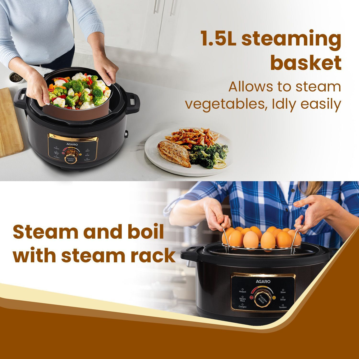 Image of AGARO Royal Electric Pressure Cooker