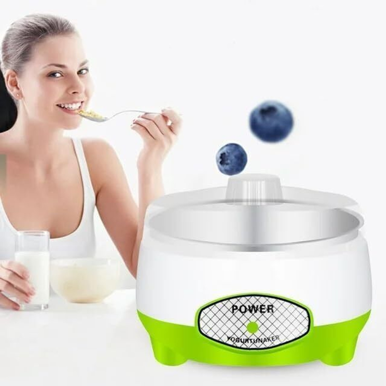 Image of Radhe Electric Multifunction Mini Electric Cooker Steamer8 Electric Rice Cooker