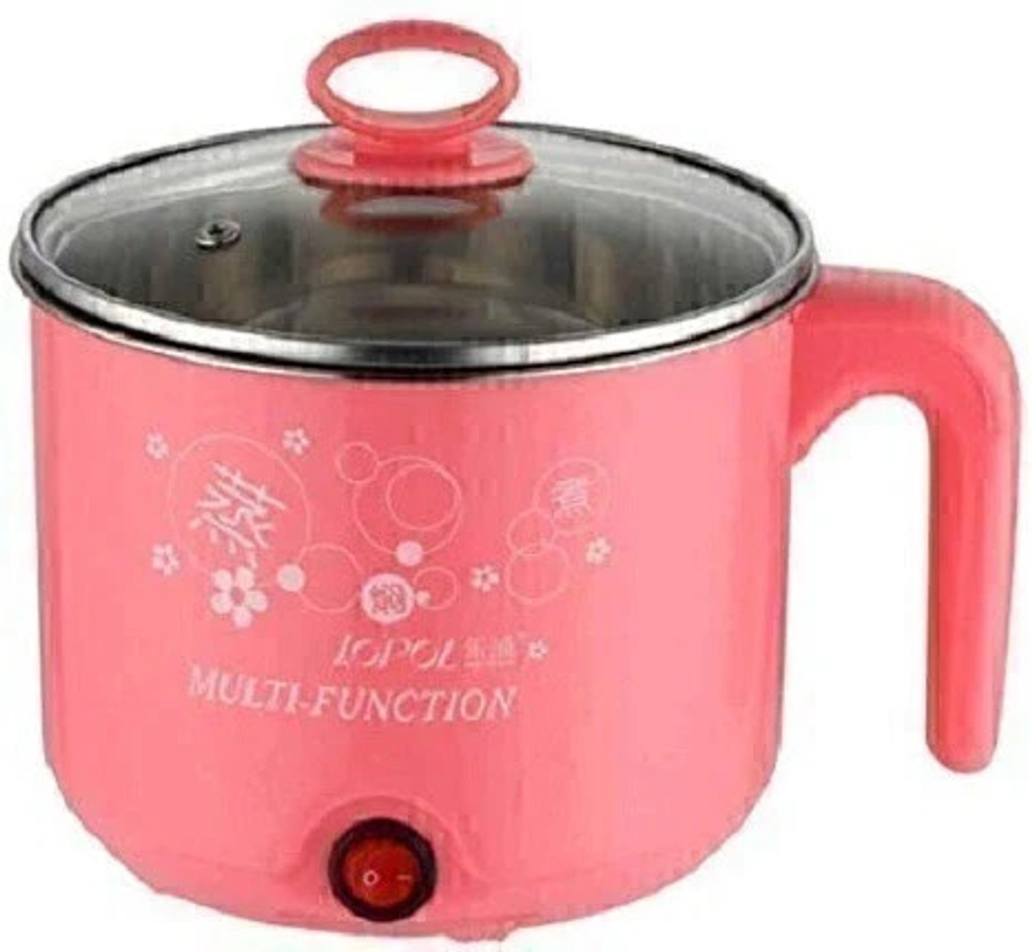 Image of LUDDITE Electric Hot Pot Mini, 1.5 Liter Electric Pressure Cooker, Food Steamer, Egg Cooker, Egg Boiler