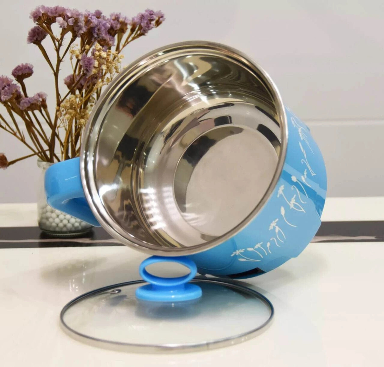 Image of LUDDITE Electric Hot Pot Mini, 1.5 Liter Electric Pressure Cooker, Food Steamer, Egg Cooker, Egg Boiler