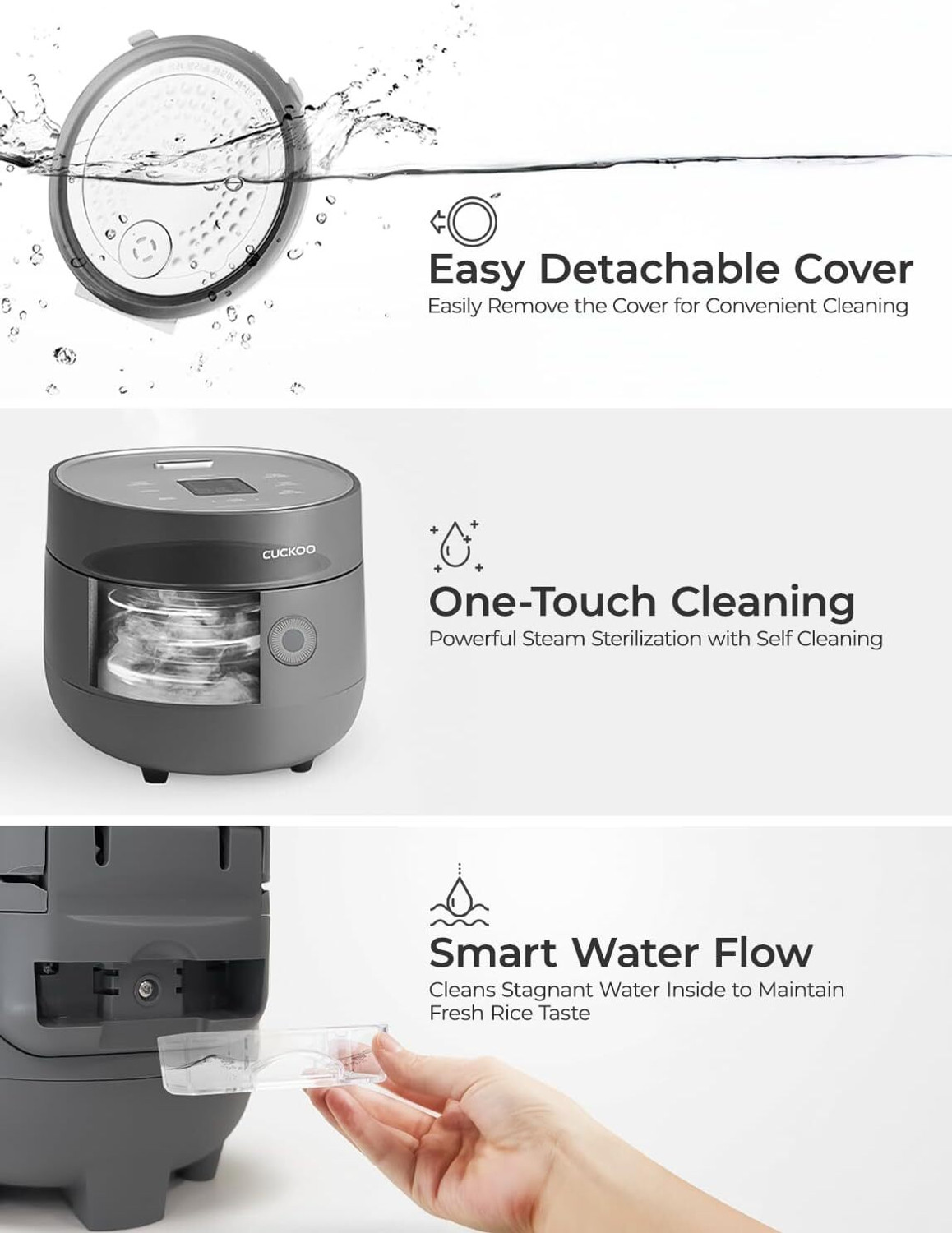 Image of CUCKOO CR-0675FG Multi-functional Micom Rice Cooker & Warmer Electric Rice Cooker with Steaming Feature