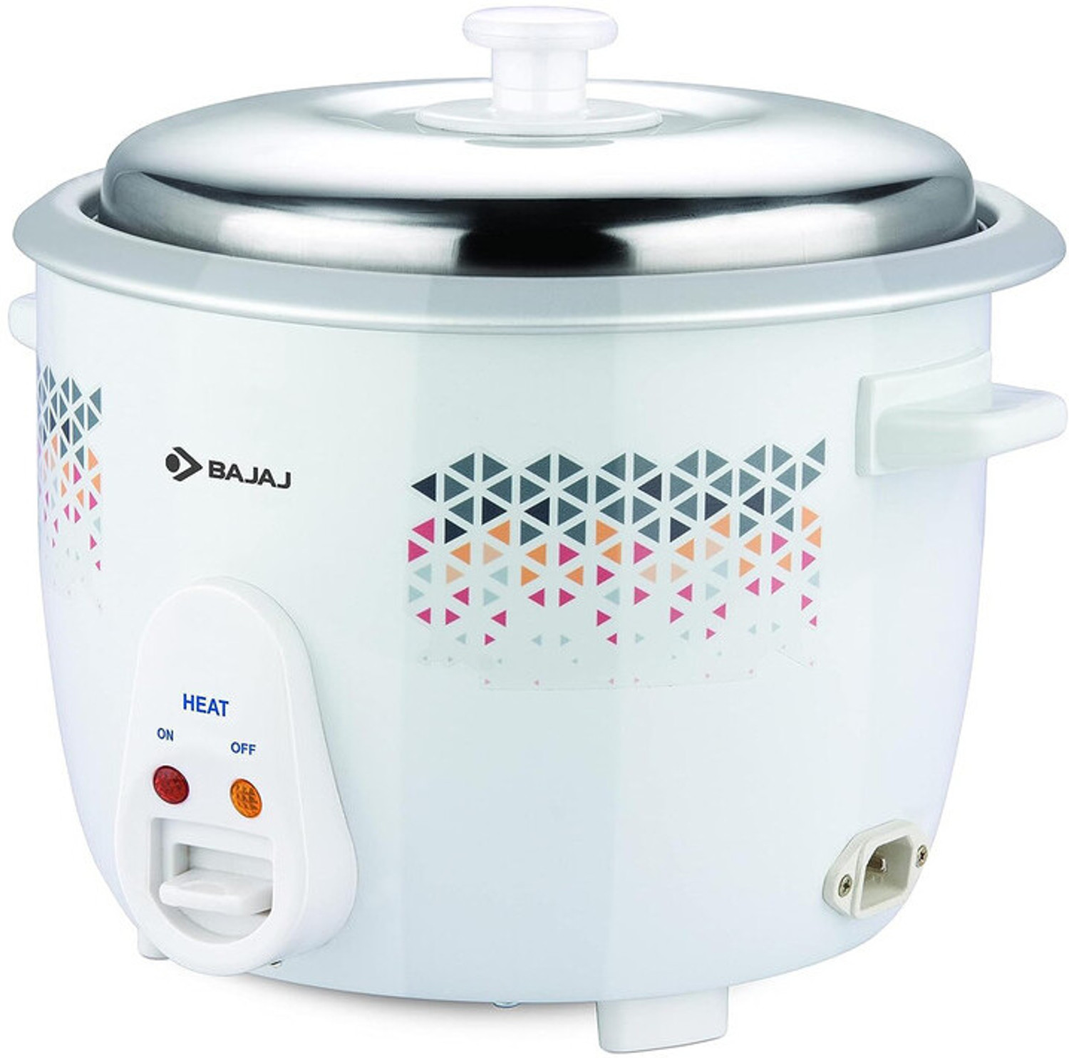 Image of BAJAJ RCX 1.8 dlx duo Electric Rice Cooker with Steaming Feature