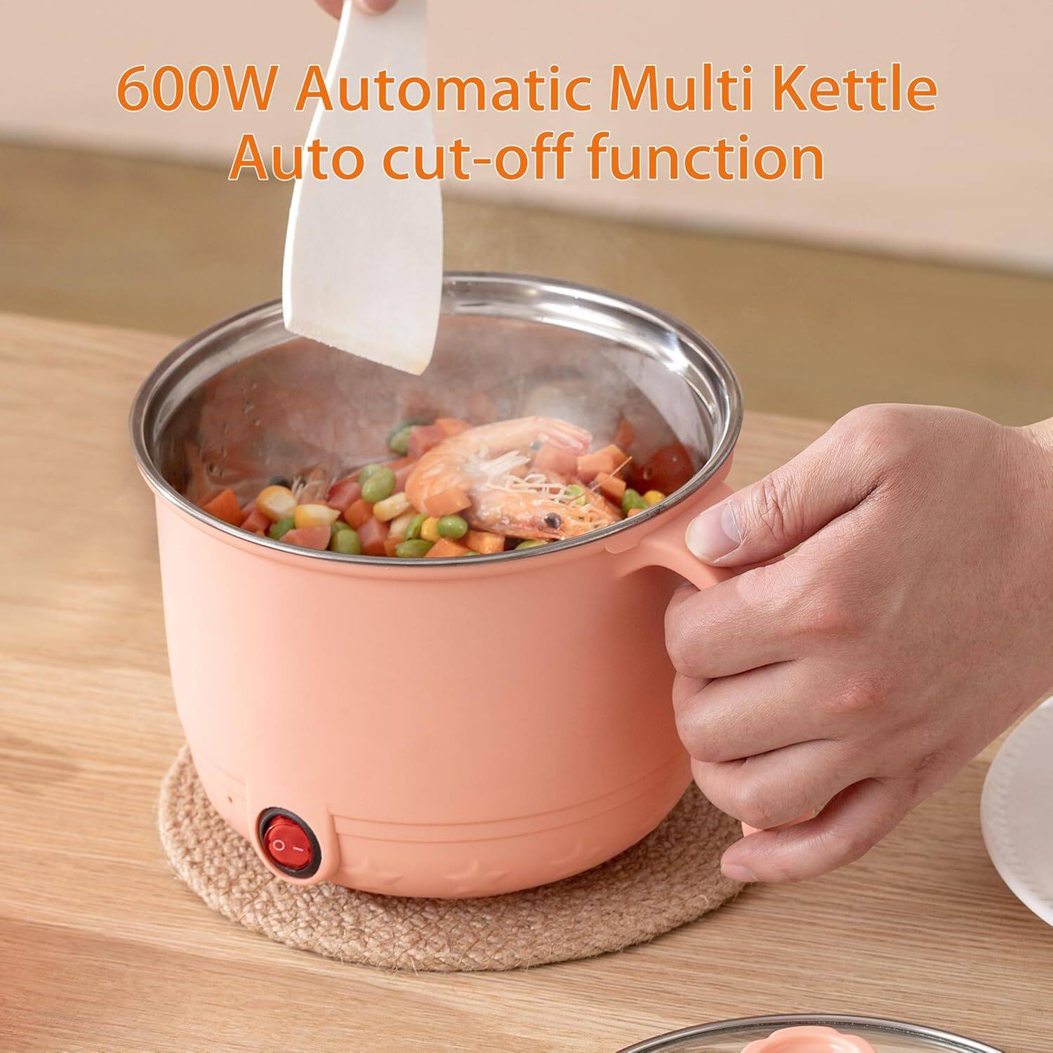 GT-Rex 1.5L Multi-Function Electric Stainless Steel Mini Cooking
