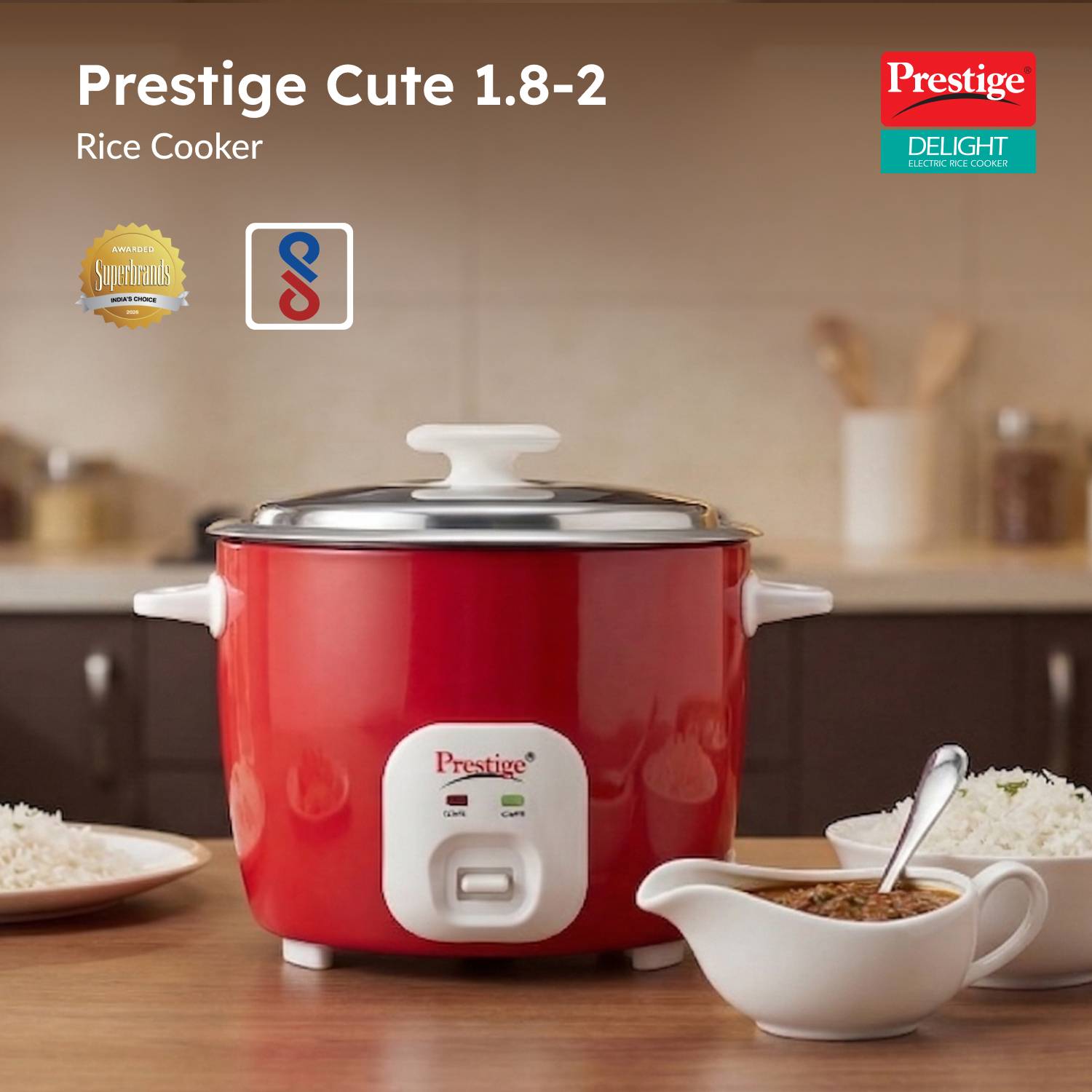 Prestige Cute 1.8-2 Steel Bowl