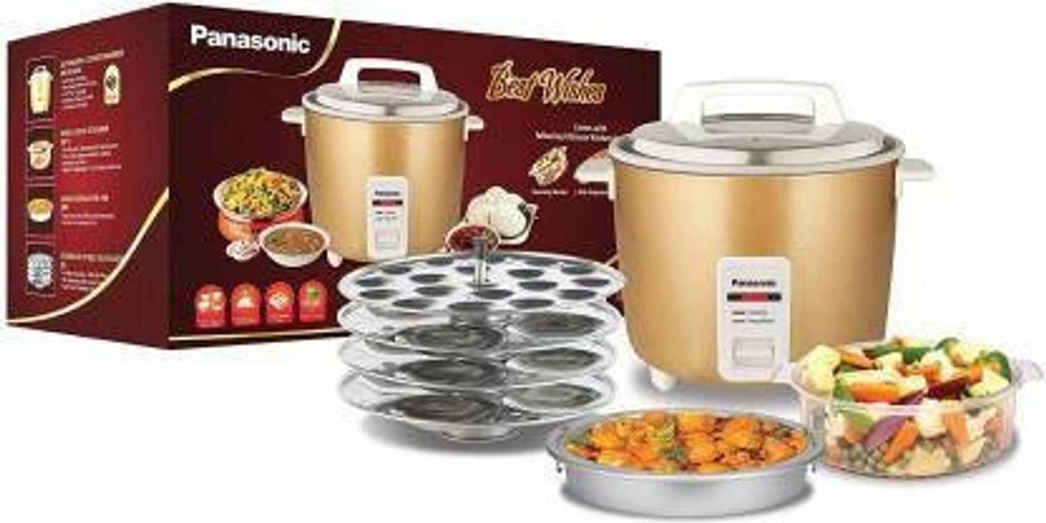 Panasonic SR-WA 18 GH CMB-Electric Rice cooker Electric Rice Cooker with Steaming Feature — Rice & Electric Cookers