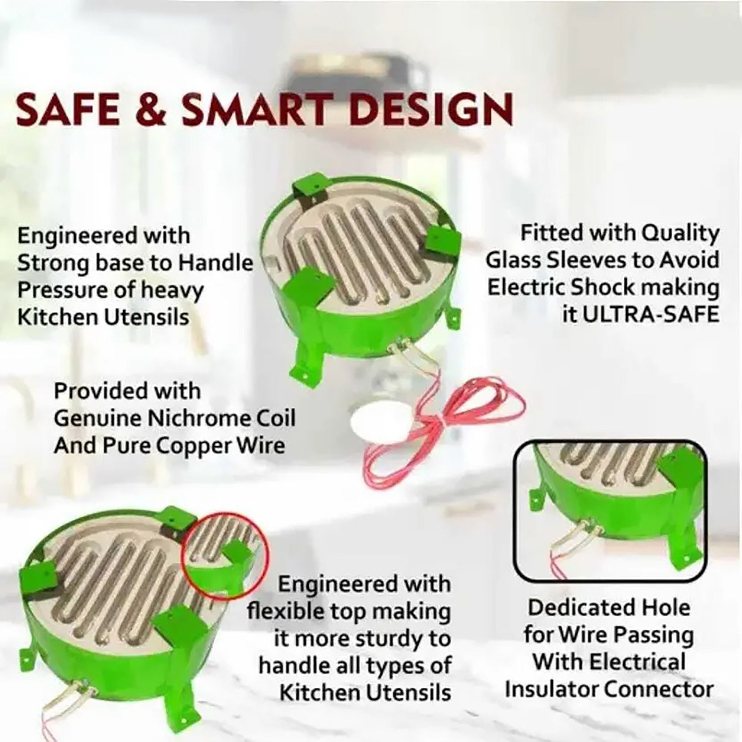 Image of Spills Radiant Cooktop Jog Dial Electric Cooking Heater