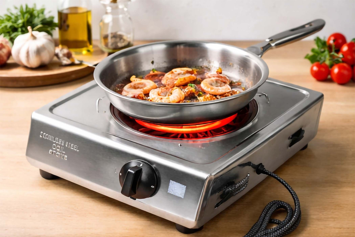 Image of Pundriksh 2000 Watts Round G-Coil Hot Plate cooking Stove /chulha Adjustable Push Button Electric Cooking Heater