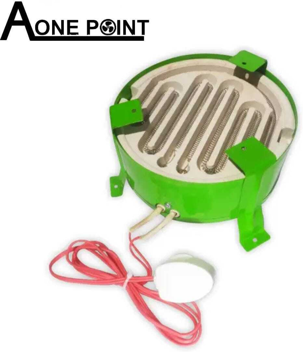 Image of AONE POINT Desi Heater-Green-1500W Electric Cooking Heater