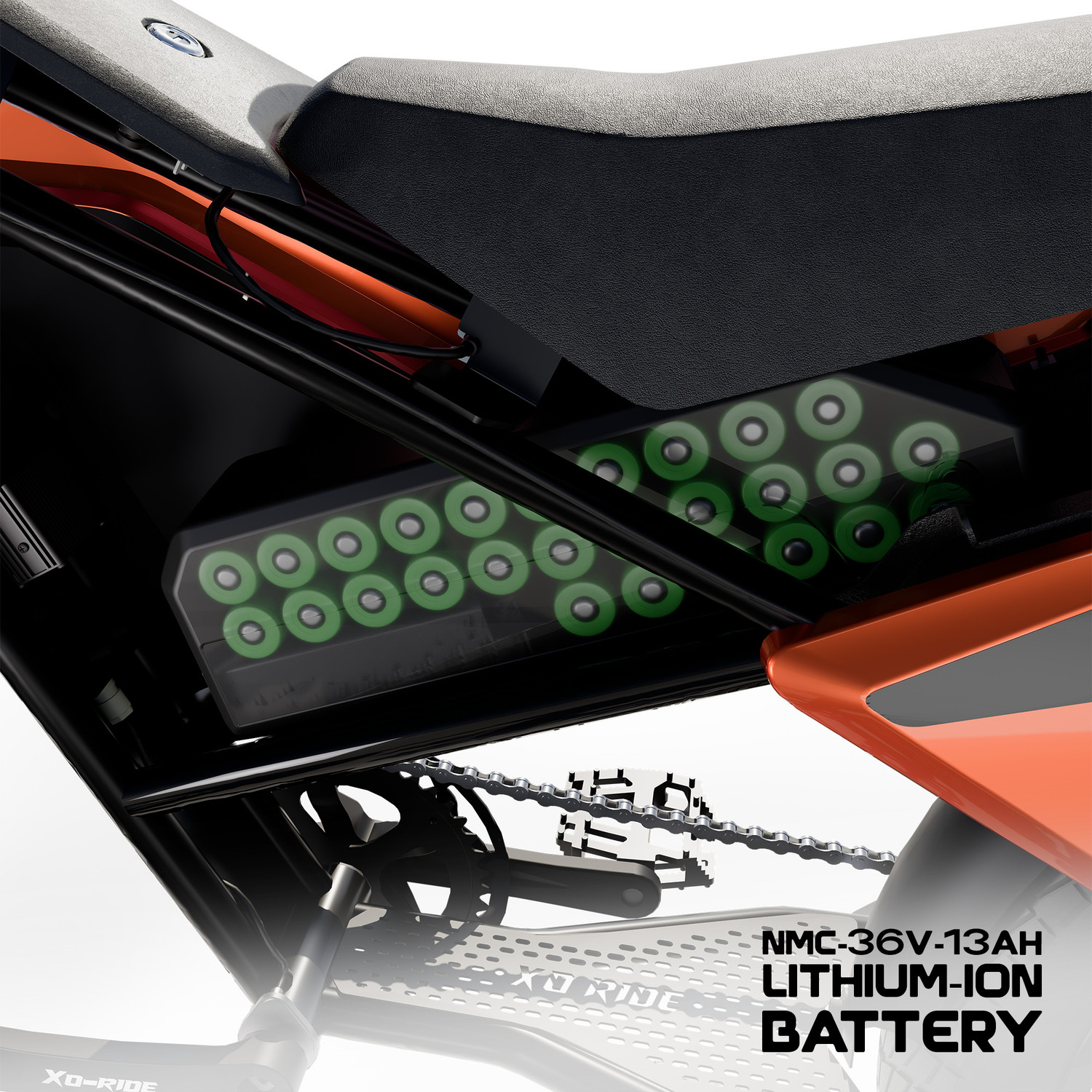 Image of Hoopoe Bikes XO RIDE CONQUEROR 20 inches 7 Gear Lithium-ion (Li-ion) Electric Cycle