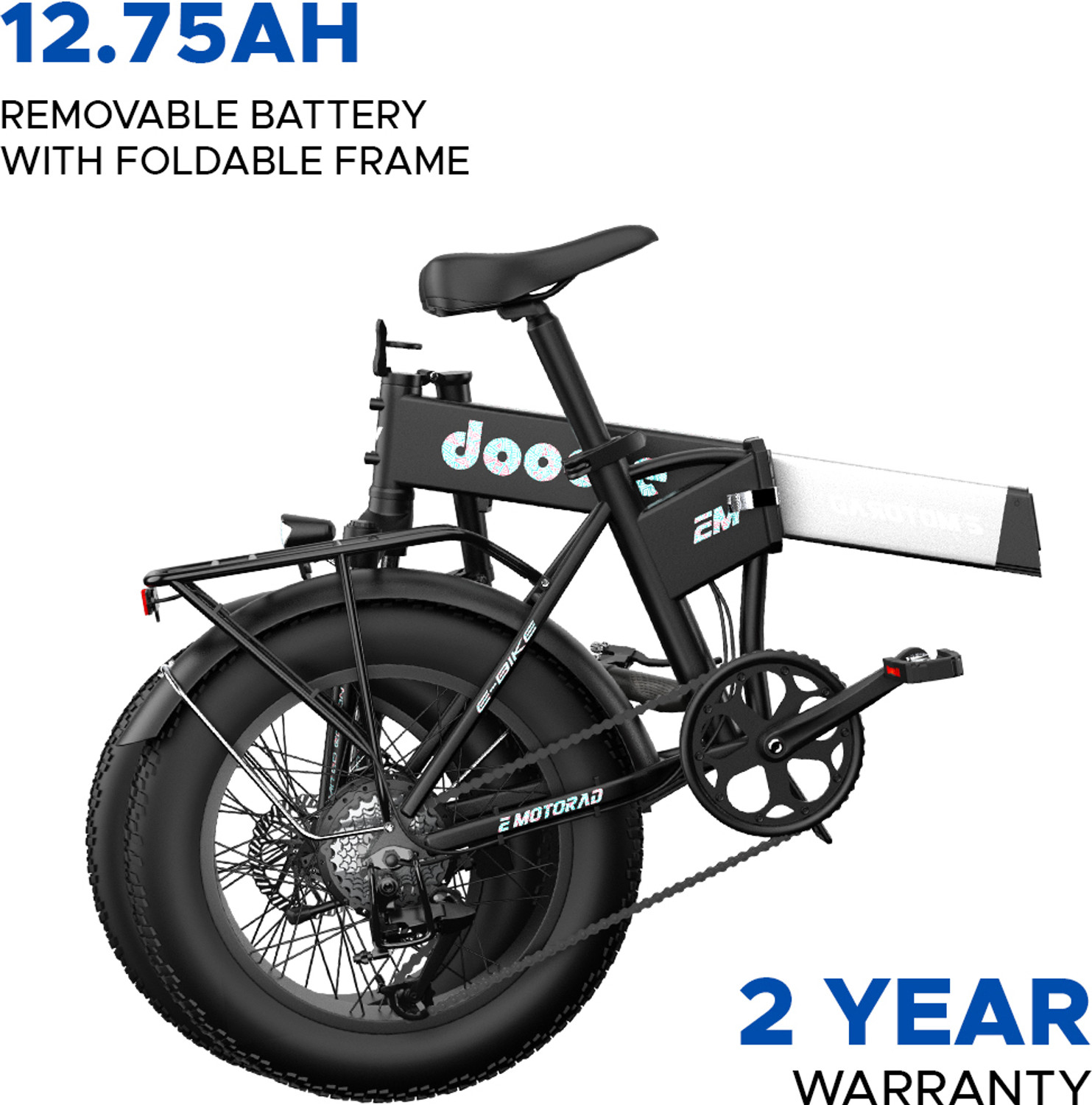 Image of EMotorad Doodle V3 20 inches 7 Gear Lithium-ion (Li-ion) Electric Cycle
