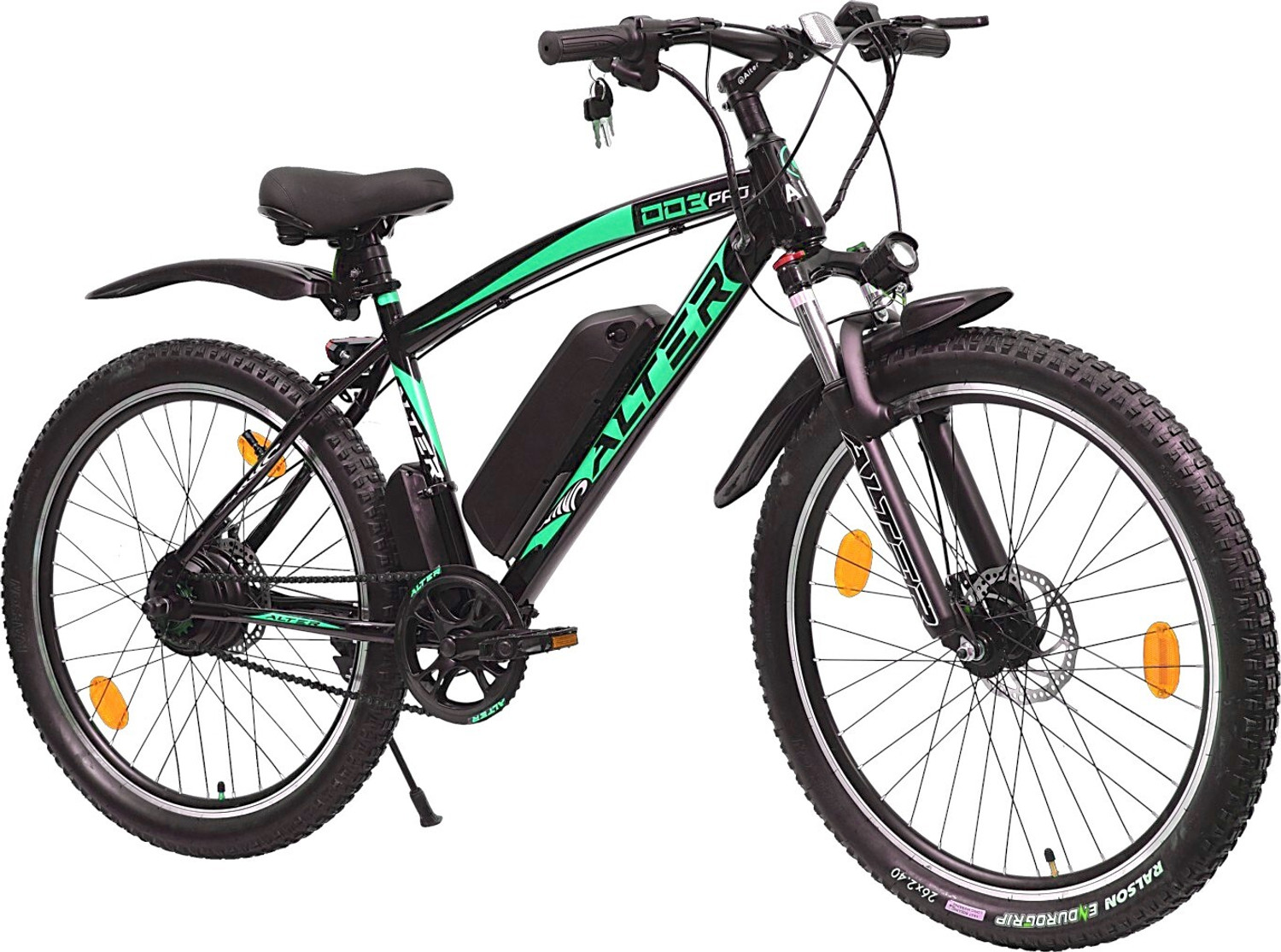 Image of ALTER 26 inch 003 PRO MODEL ELECTRIC CYCLE| REMOVABLE LI-ION BATTERY | 95% PRE-ASSEMBLED 26 inches Single Speed Lithium-ion (Li-ion) Electric Cycle