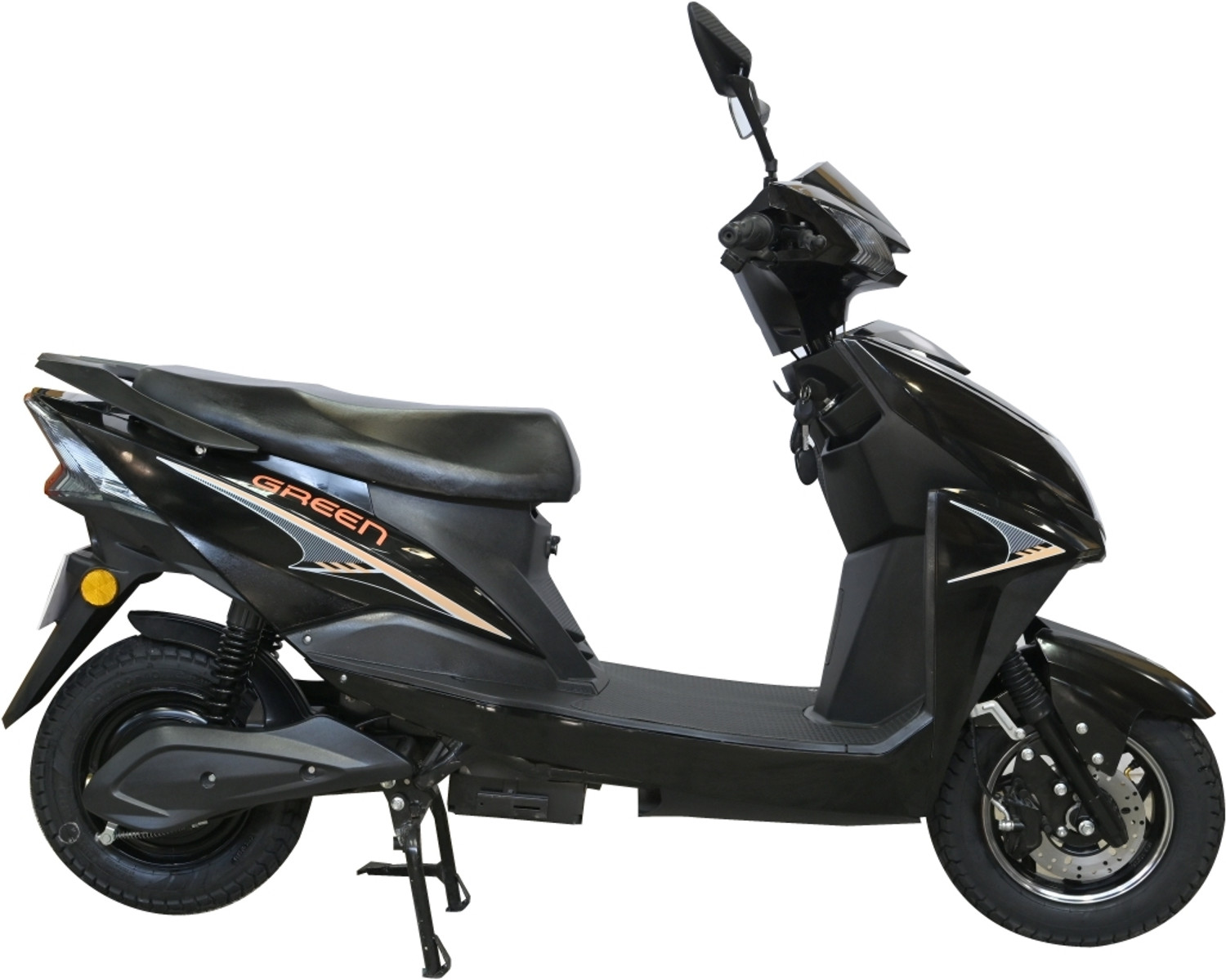 Image of Green Invicta Black 80KM Booking for Ex-Showroom Price (with Portable Charger, Black)