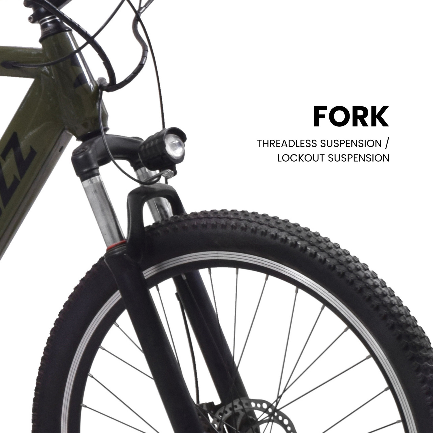Image of Neelam Shockbuzz-NS3.0-7.8AHArmyGreen 26 inches Single Speed Lithium-ion (Li-ion) Electric Cycle