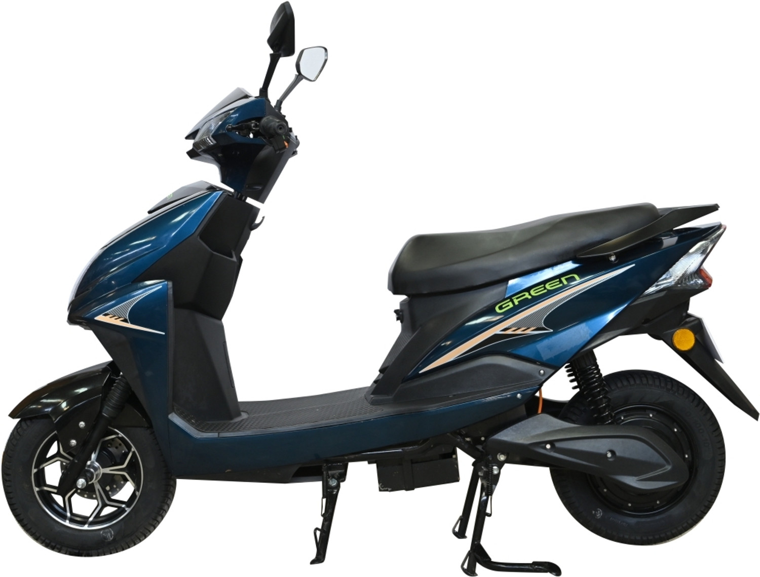 Image of Green Invicta Blue 80KM Booking for Ex-Showroom Price (with Portable Charger, Blue)