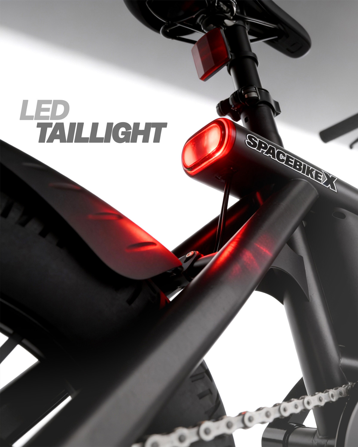 Image of Uboard Space Bike - Electric Foldable Lightweight Aluminum Frame, LED Lights 10 inches Single Speed Lithium-ion (Li-ion) Electric Cycle