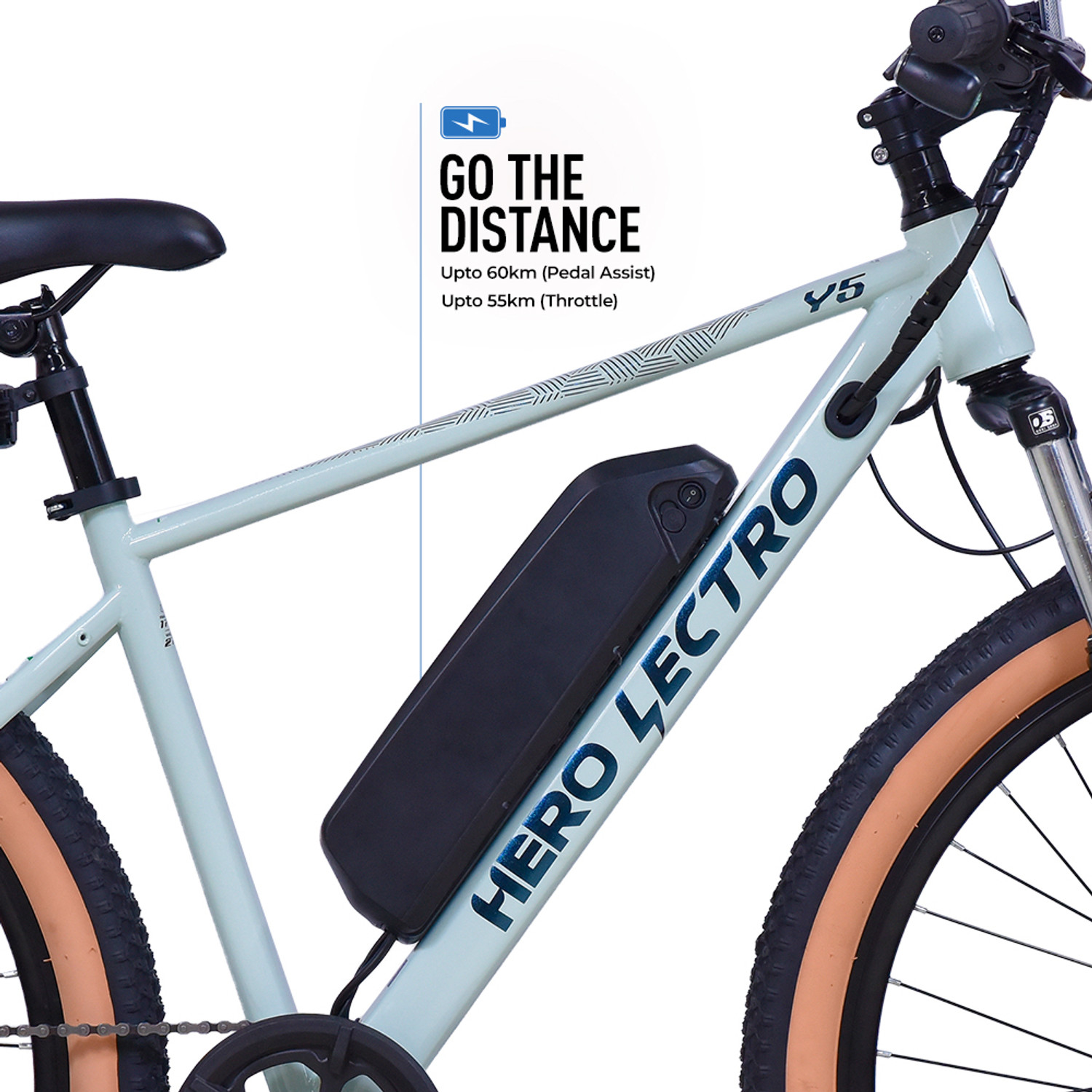 Image of LECTRO Y5 27.5 inches Single Speed Lithium-ion (Li-ion) Electric Cycle