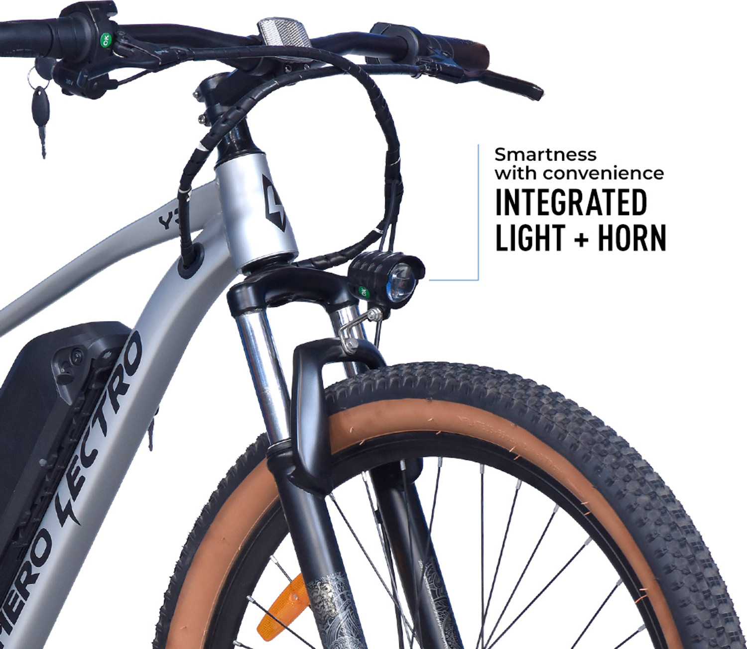 Image of LECTRO Y3 27.5T Electric Cycle |250W Motor|7.8Ah|Upto 25 Kmph|Upto 40 KM on PAS| 27.5 inches Single Speed Lithium-ion (Li-ion) Electric Cycle