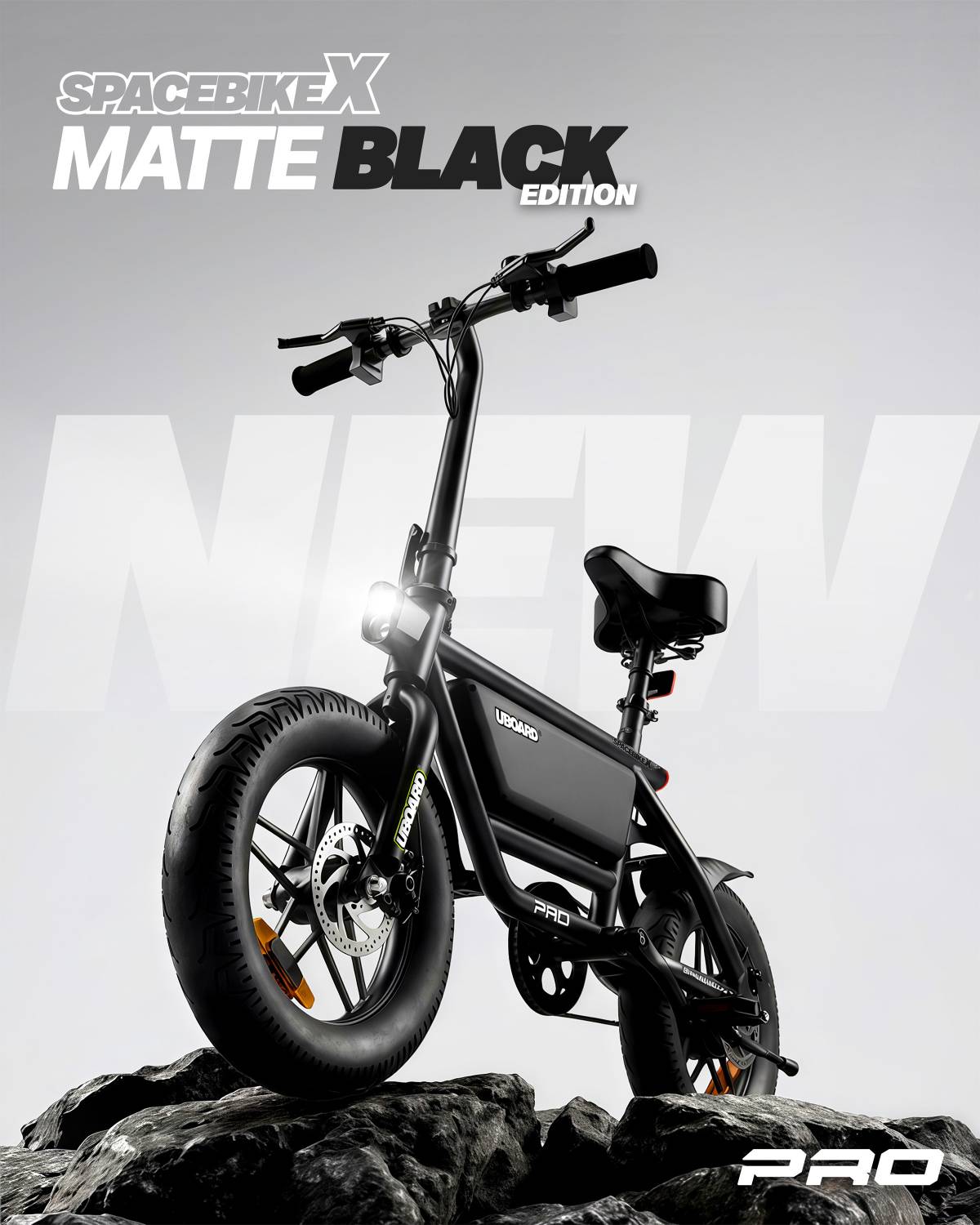 Uboard Space Bike - 10 inch Electric Foldable - Image 2