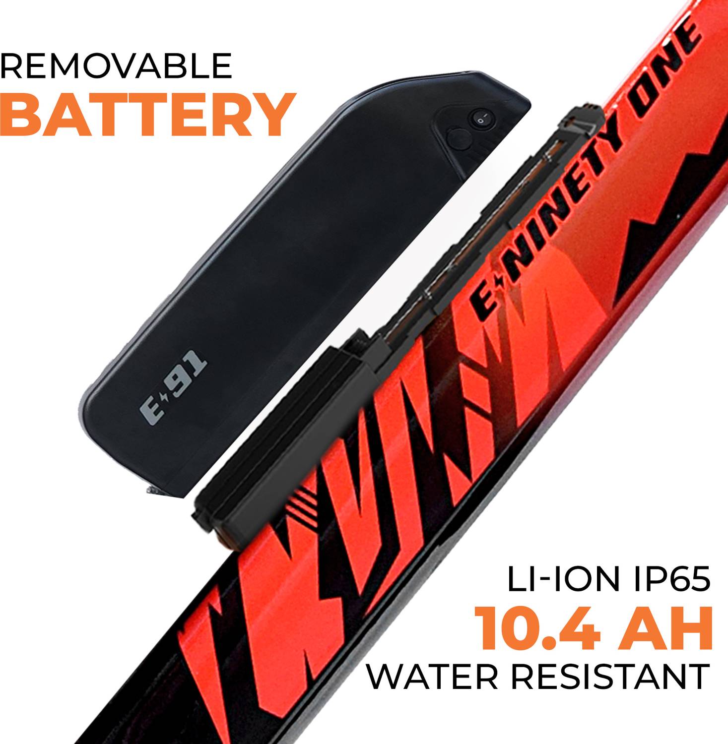 yu＊M Ninety one ZX 10.4Ah Battery Front Suspension 250Watts IP65 BLDC