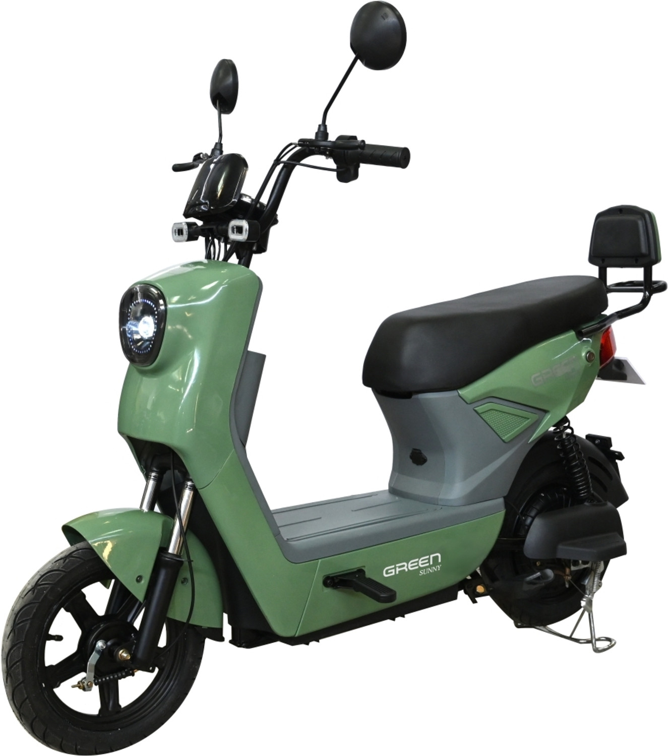 Image of Green Sunny 80KM Booking for Ex-Showroom Price (with Portable Charger, NeonGreen)