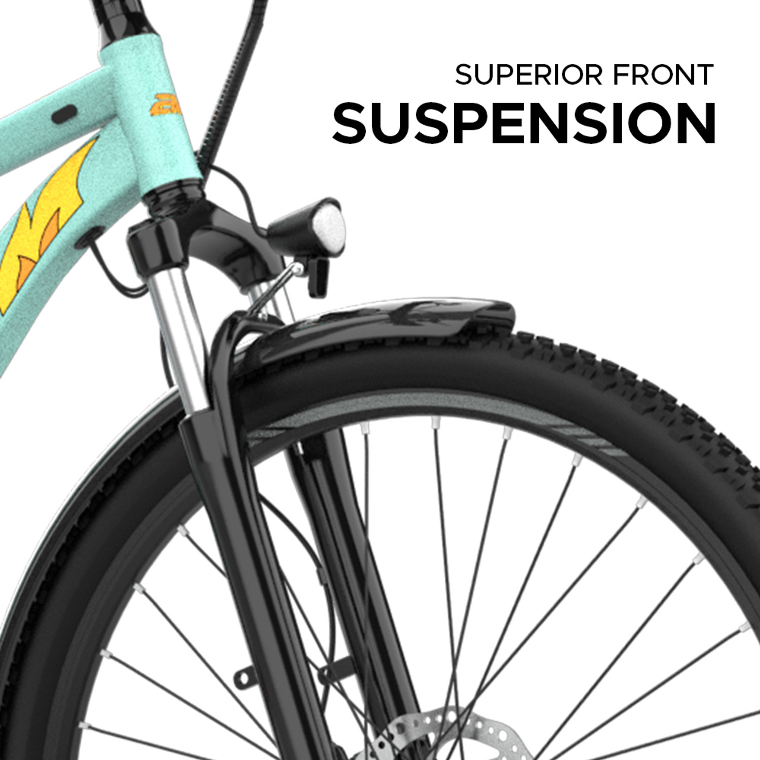 Image of EMotorad X1 Electric cycle Sky Blue 27.5 inches Single Speed Lithium-ion (Li-ion) Electric Cycle