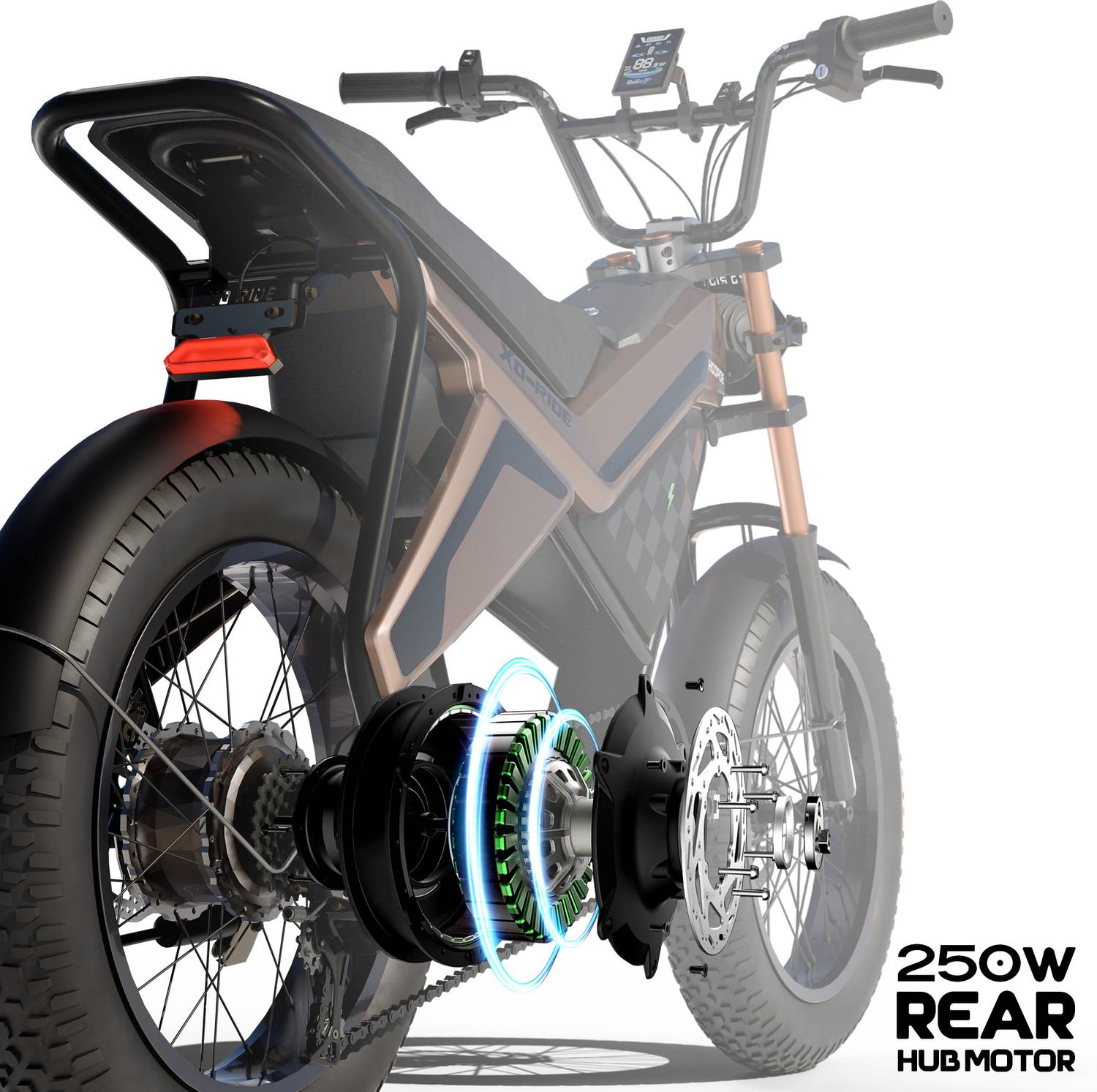 Hoopoe XO-Ride Conqueror 250W Electric Cycle - Image 3
