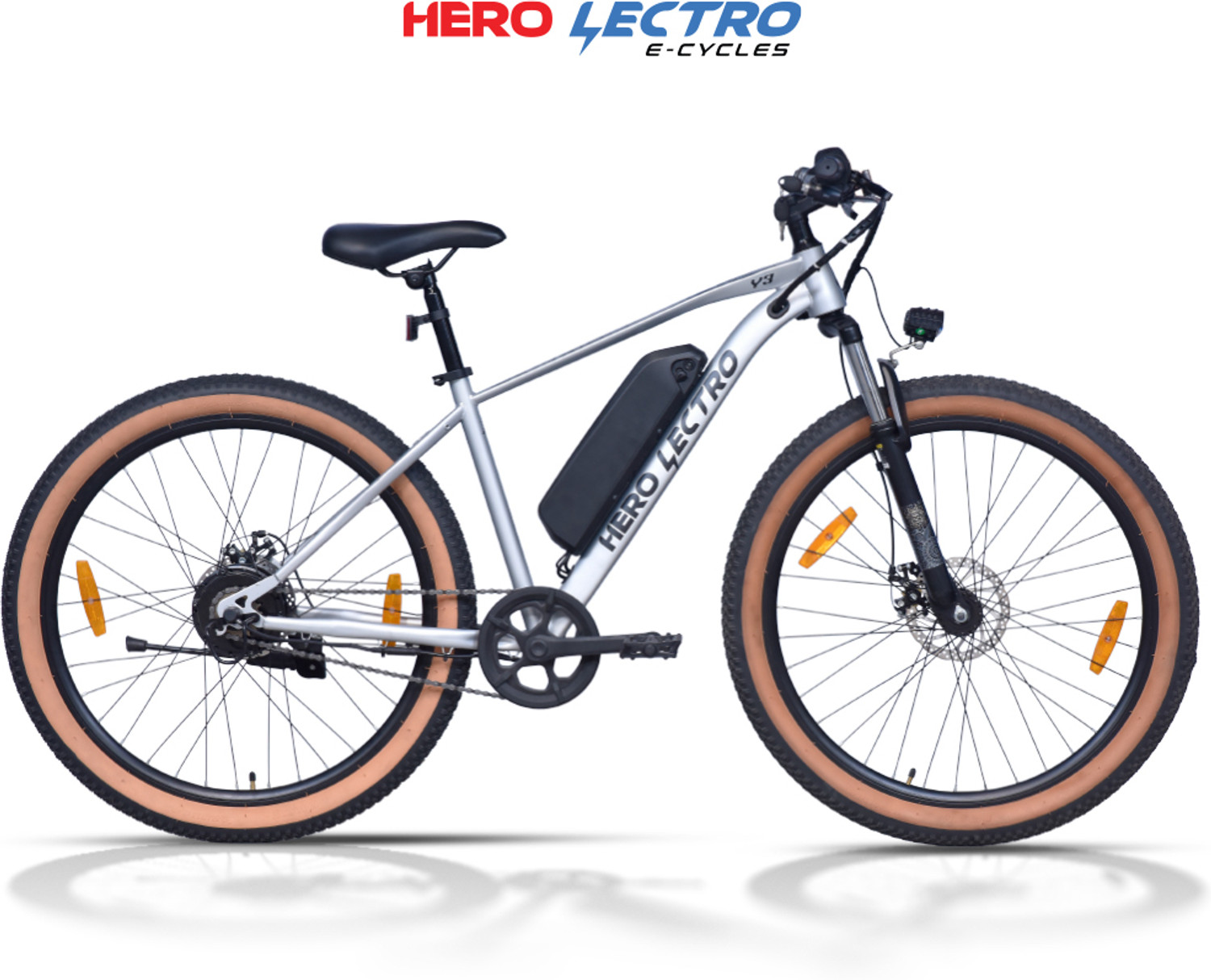 Image of LECTRO Y3 27.5T Electric Cycle |250W Motor|7.8Ah|Upto 25 Kmph|Upto 40 KM on PAS| 27.5 inches Single Speed Lithium-ion (Li-ion) Electric Cycle