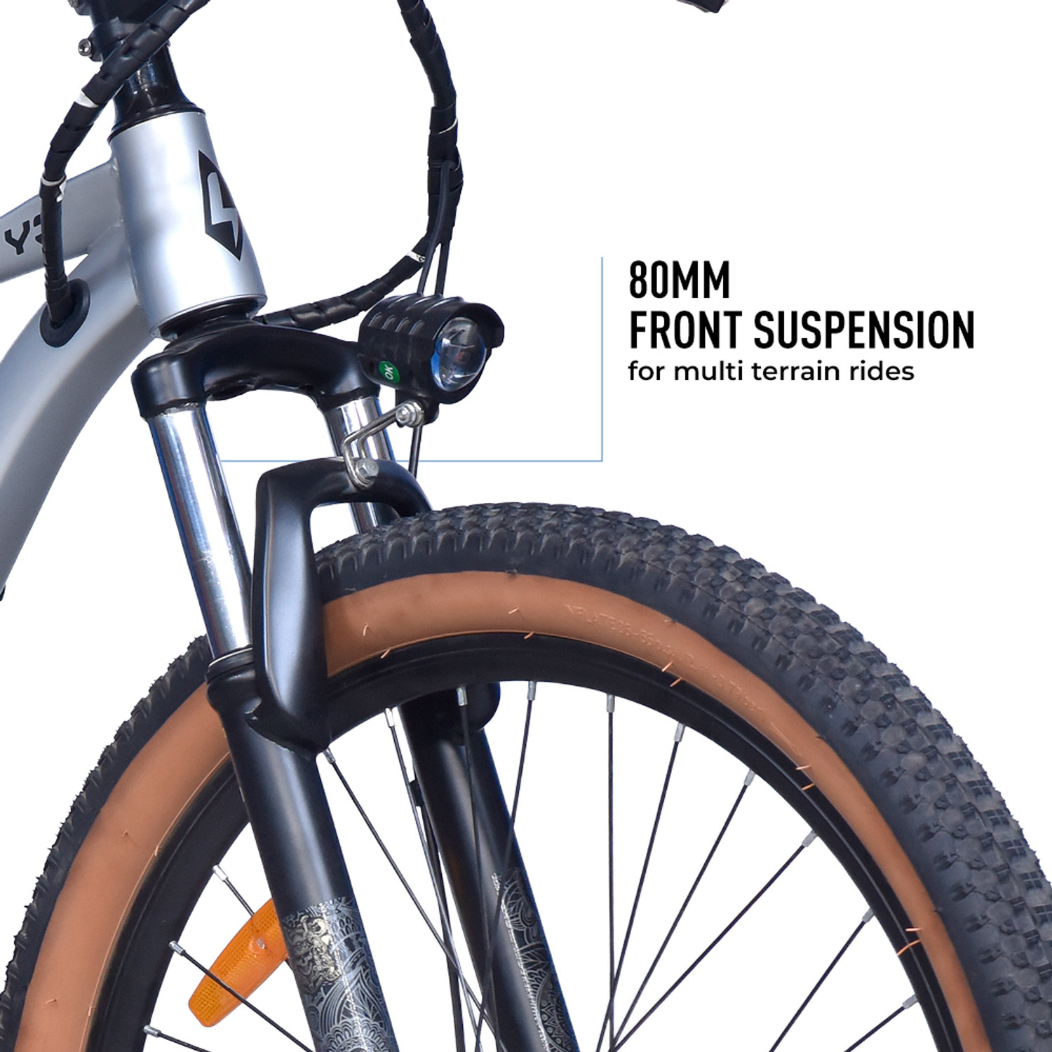 Image of LECTRO Y3 27.5T Electric Cycle |250W Motor|7.8Ah|Upto 25 Kmph|Upto 40 KM on PAS| 27.5 inches Single Speed Lithium-ion (Li-ion) Electric Cycle