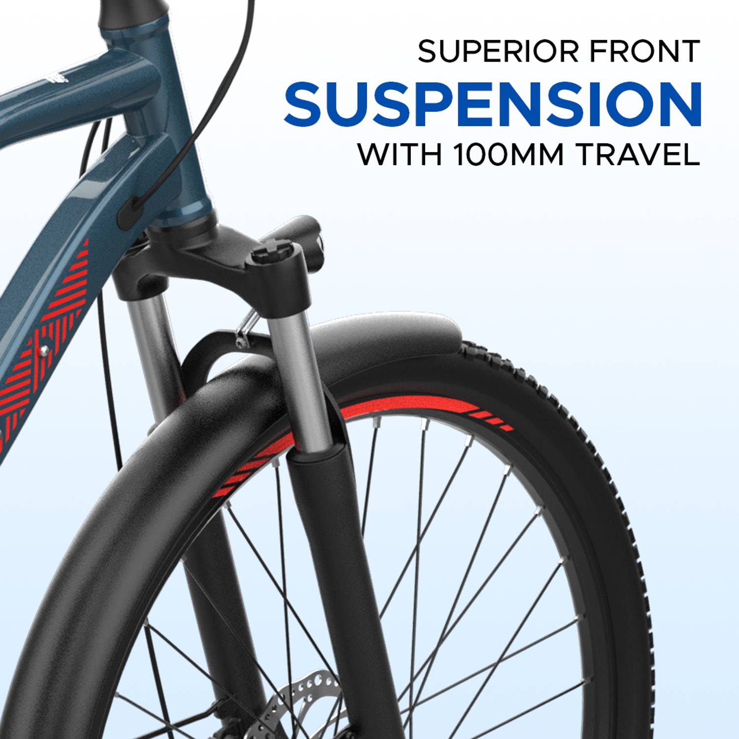 EMotorad X2 Obsidian Blue 35km Range 27.5 inch Electric Cycle - Image 2