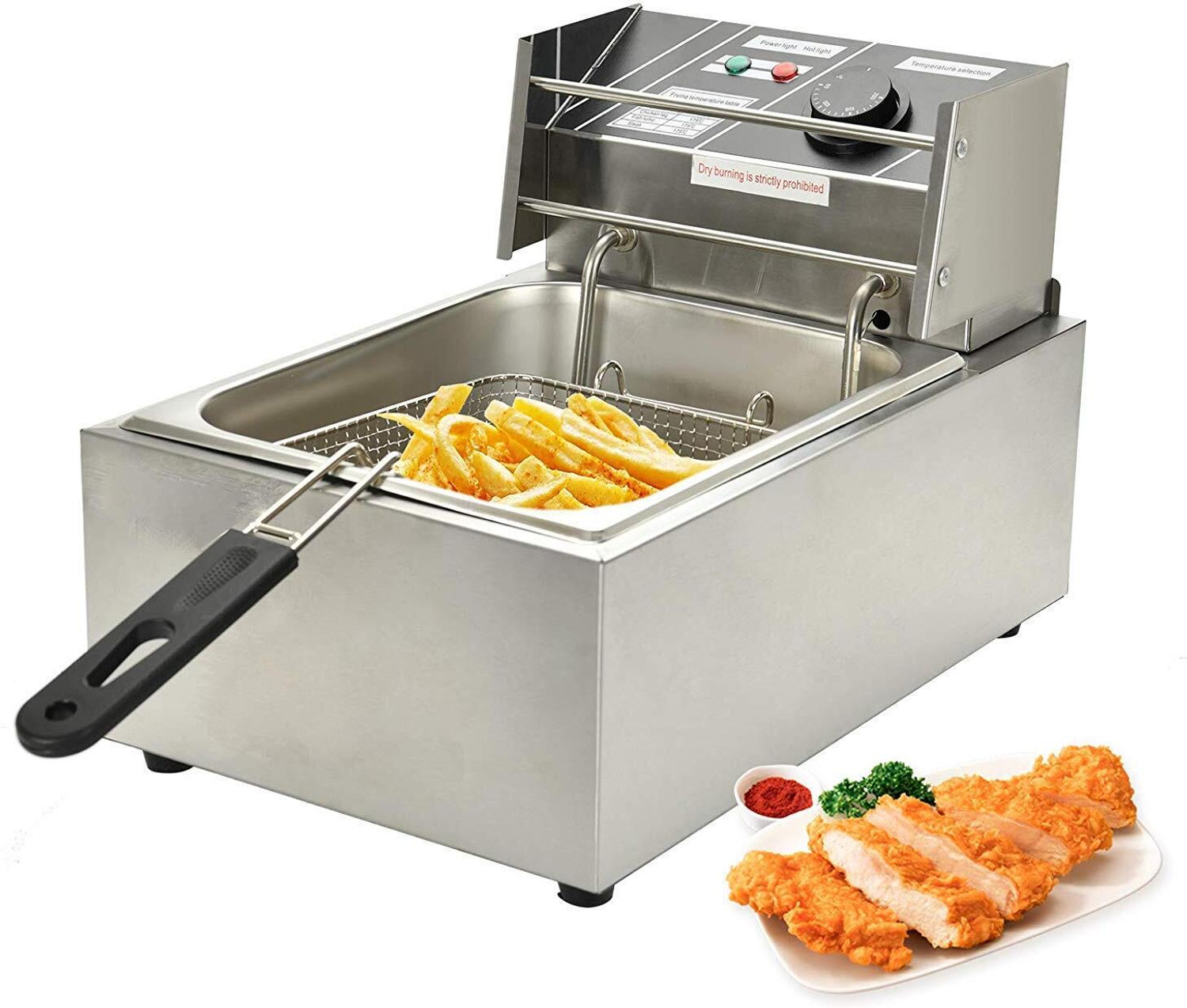 Image of KIING Electric Deep Fryer capacity 5 liter 5 L Electric Deep Fryer