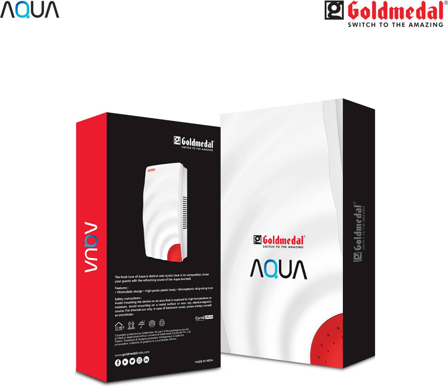Goldmedal Aqua Ding Dong Wired Door Chime (1 Tune)