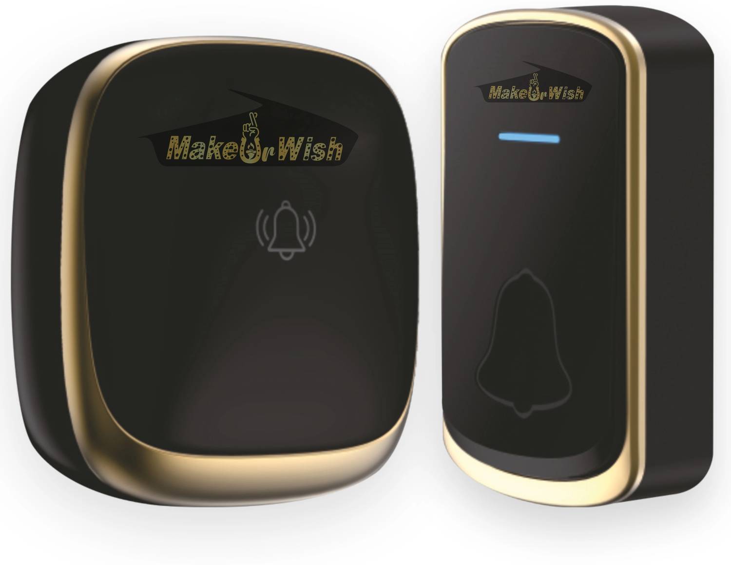 Make Ur Wish Wireless Door Bell Adjustable Ringtones with Remote 36 Tunes Wireless Door Chime