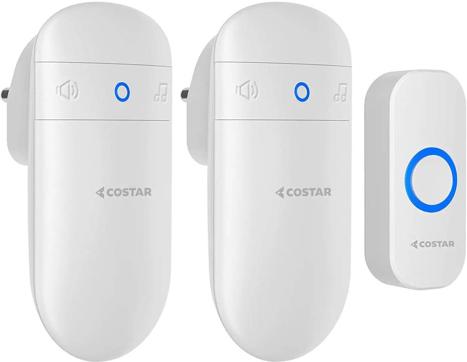 Leyeet Wireless Doorbell, Waterproof, Battery Operated, 300M Range, 55 Chimes, Adjustable Volume