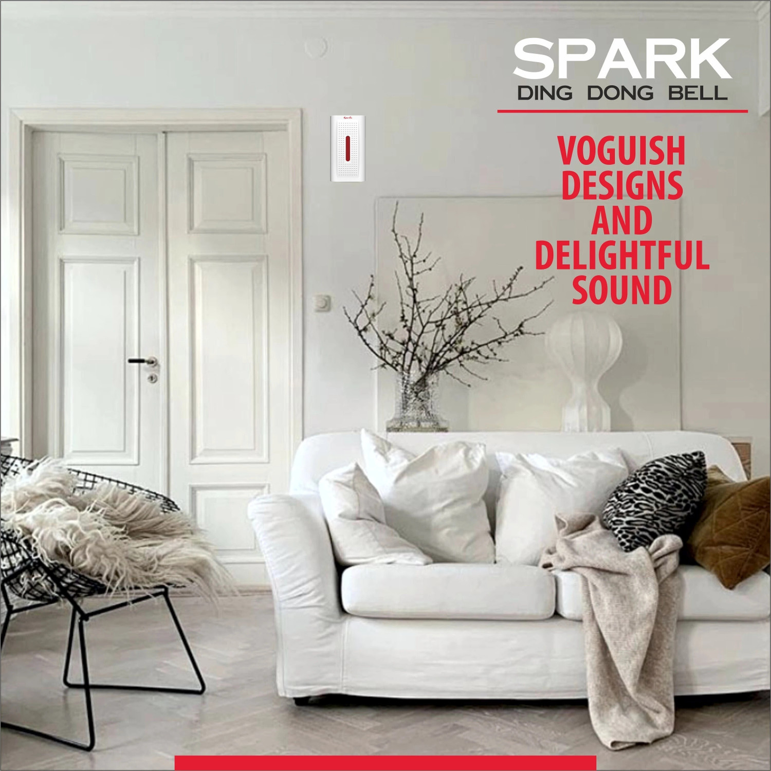 Image of Fybros Ding Dong Office Doorbell | Wired Door Chime