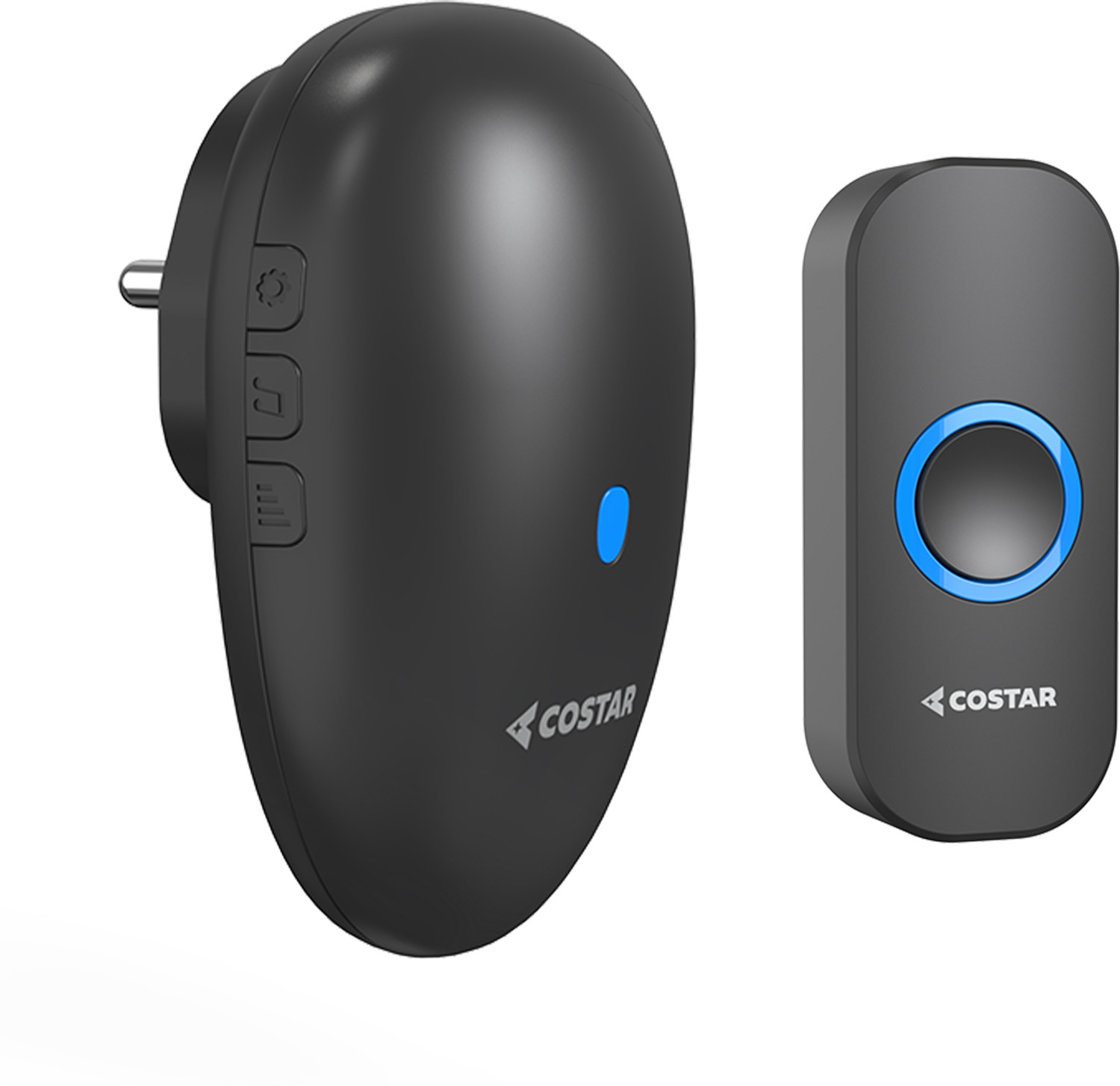 Image of Costar Door Chime With LED Light 150 Meter 500 Feet Operating Range, 5 Level Volume Wireless Door Chime