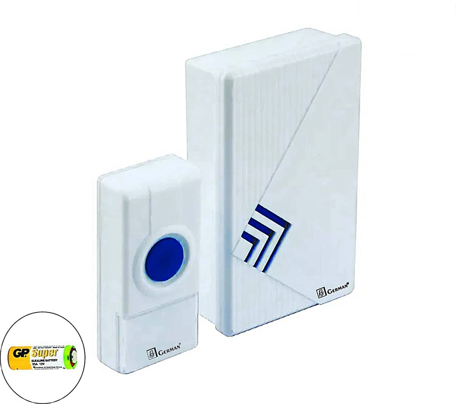 R3 GERMAN Wireless Digital Door Bell Battery Powered Wireless Door Chime