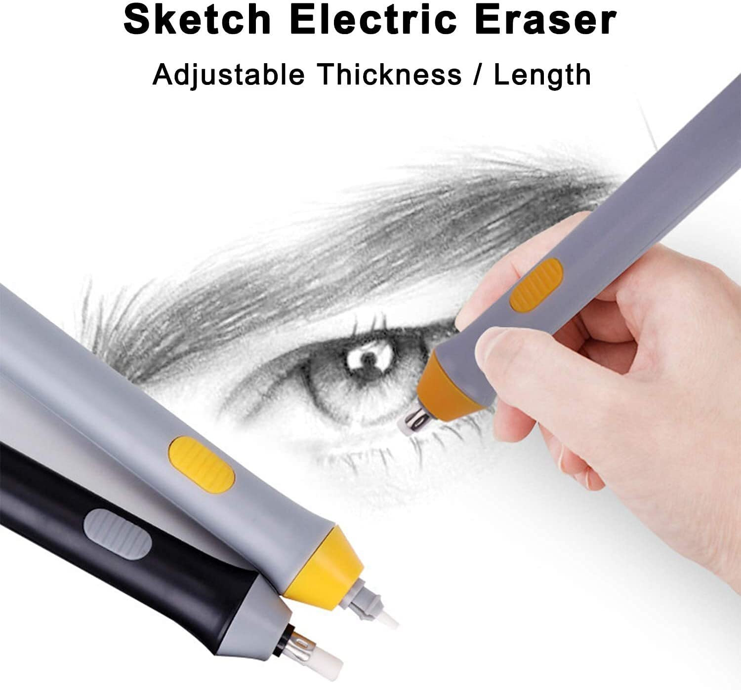 Image of Brightlance electric-eraser black Cordless Electric Eraser