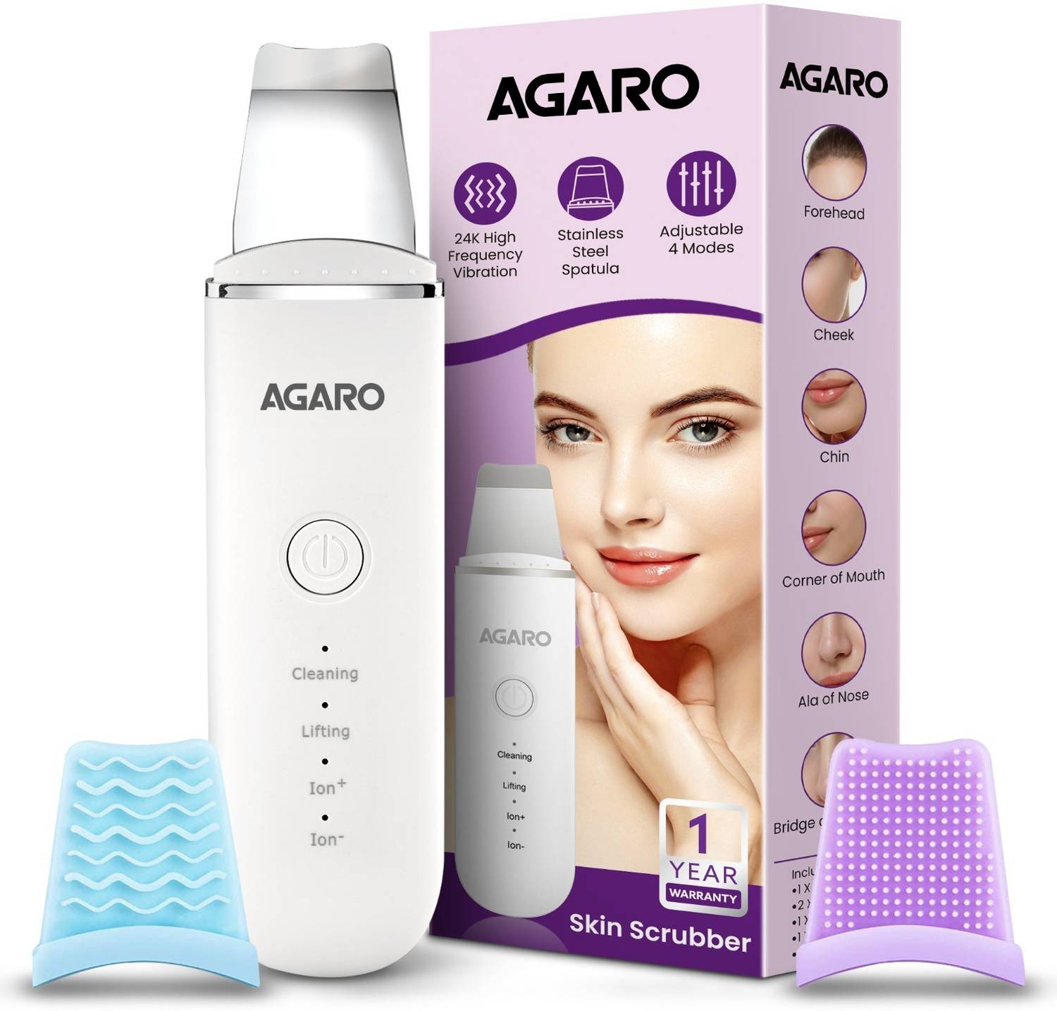 AGARO 33601 Facial Cleanser System & Brush Price in India - Buy AGARO 33601 Facial Cleanser System & Brush online at Flipkart.com