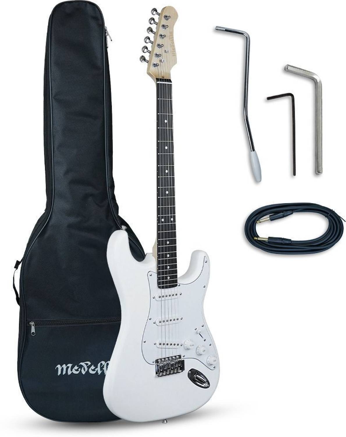 Medellin MDE1WH Electro-acoustic Guitar - Image 1