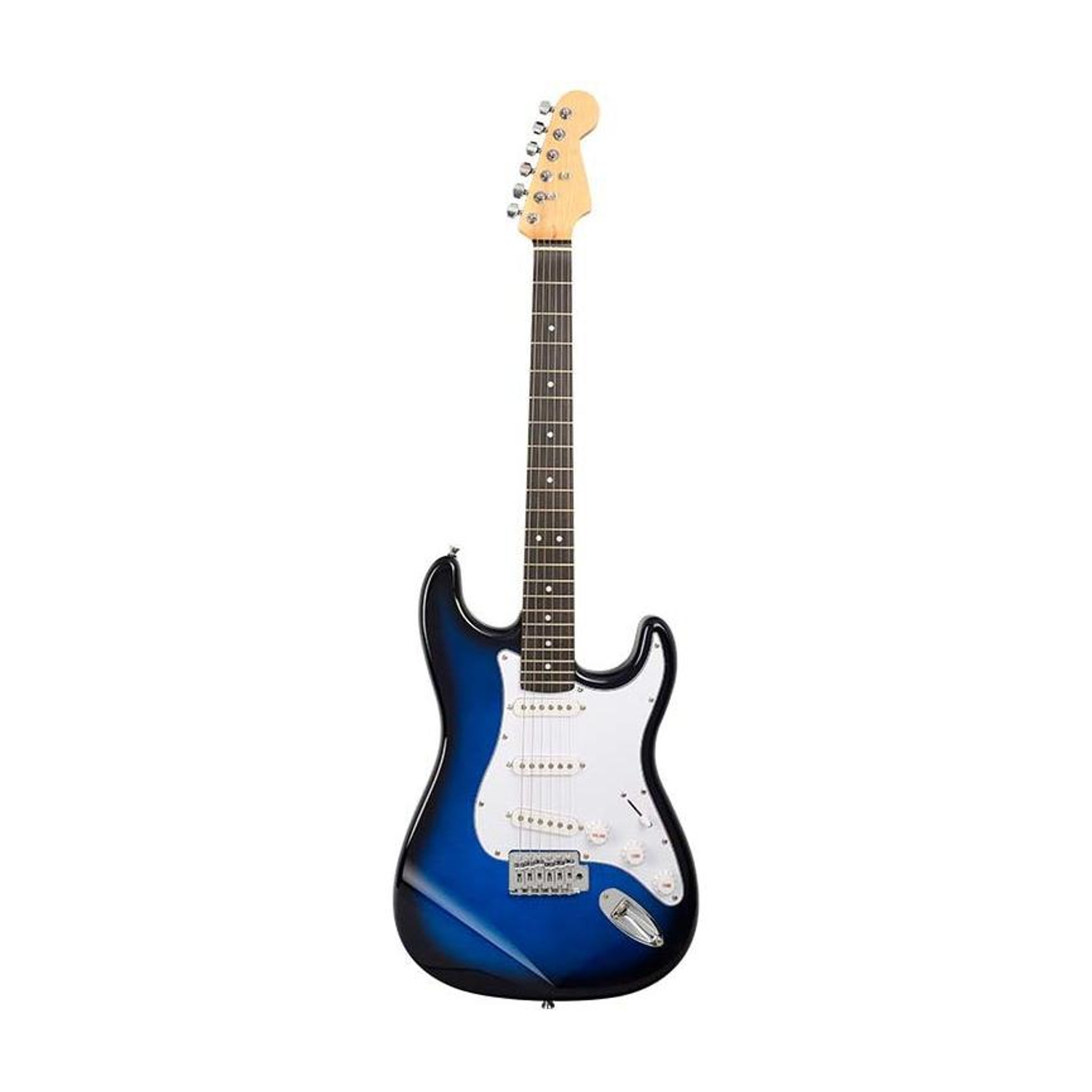 Image of BLUEBERRY R-701-BLUE Beginner /Professional Full Size Rosewood Fretboard Maple Solid Body Electric Guitar