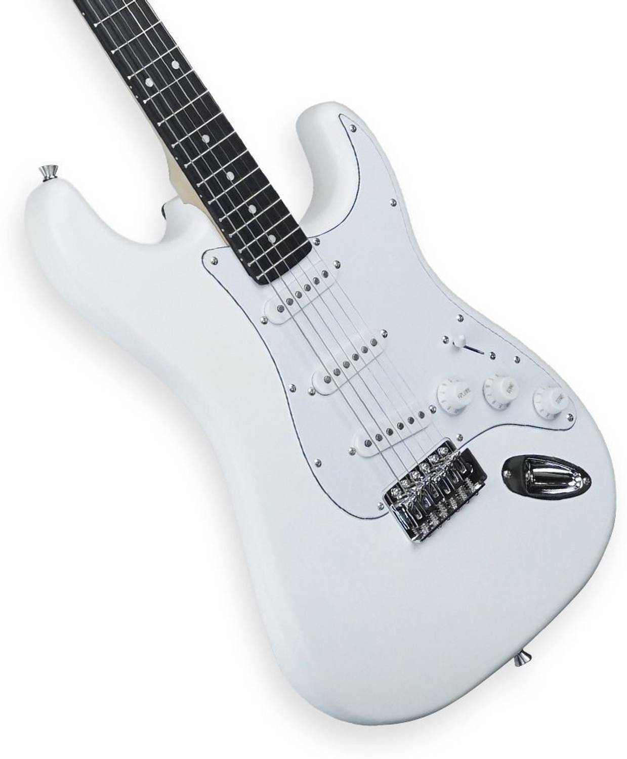 Medellin MDE1WH Electro-acoustic Guitar - Image 3